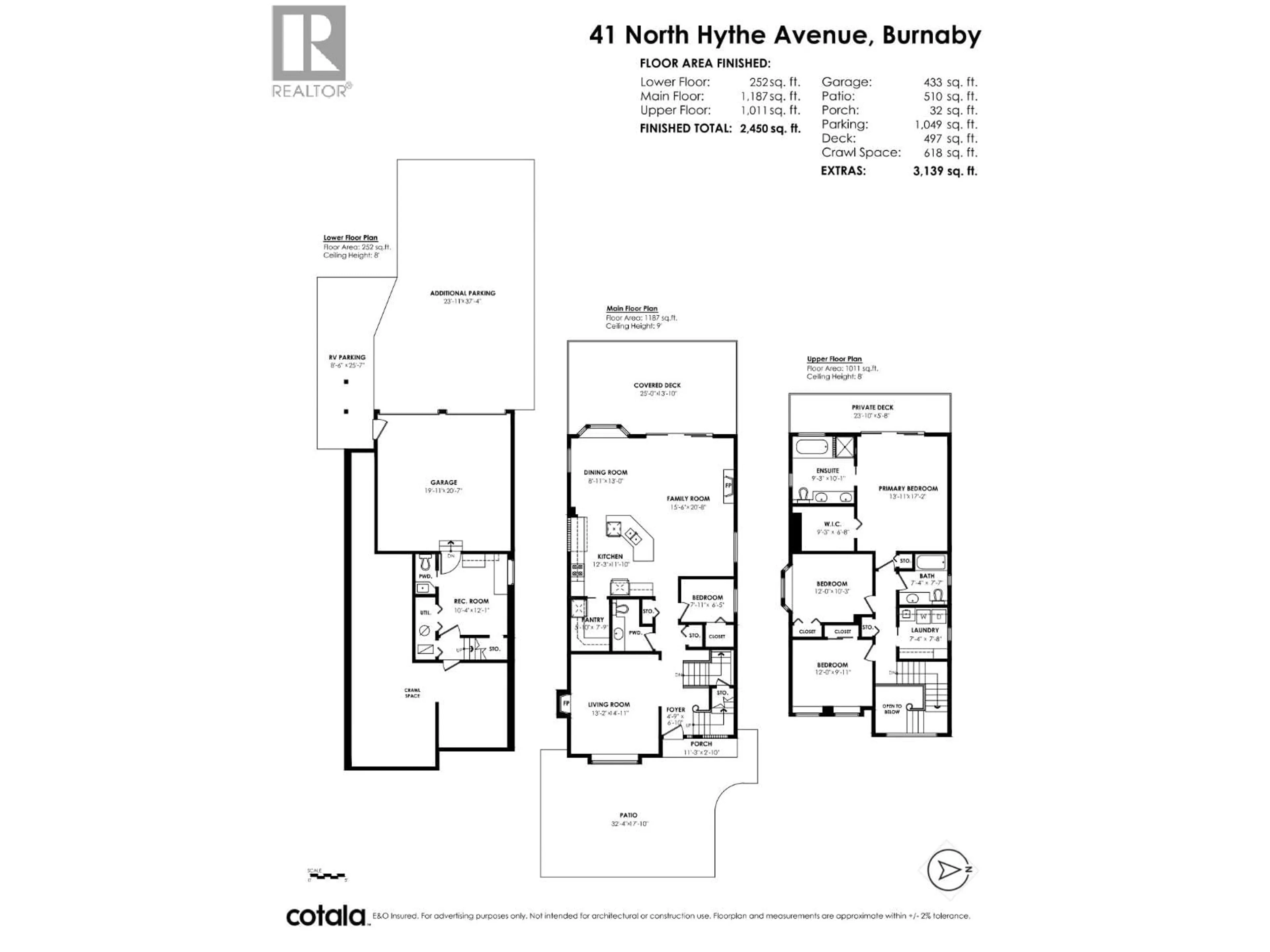 Floor plan for 41 HYTHE AVENUE, Burnaby British Columbia V5B1G3