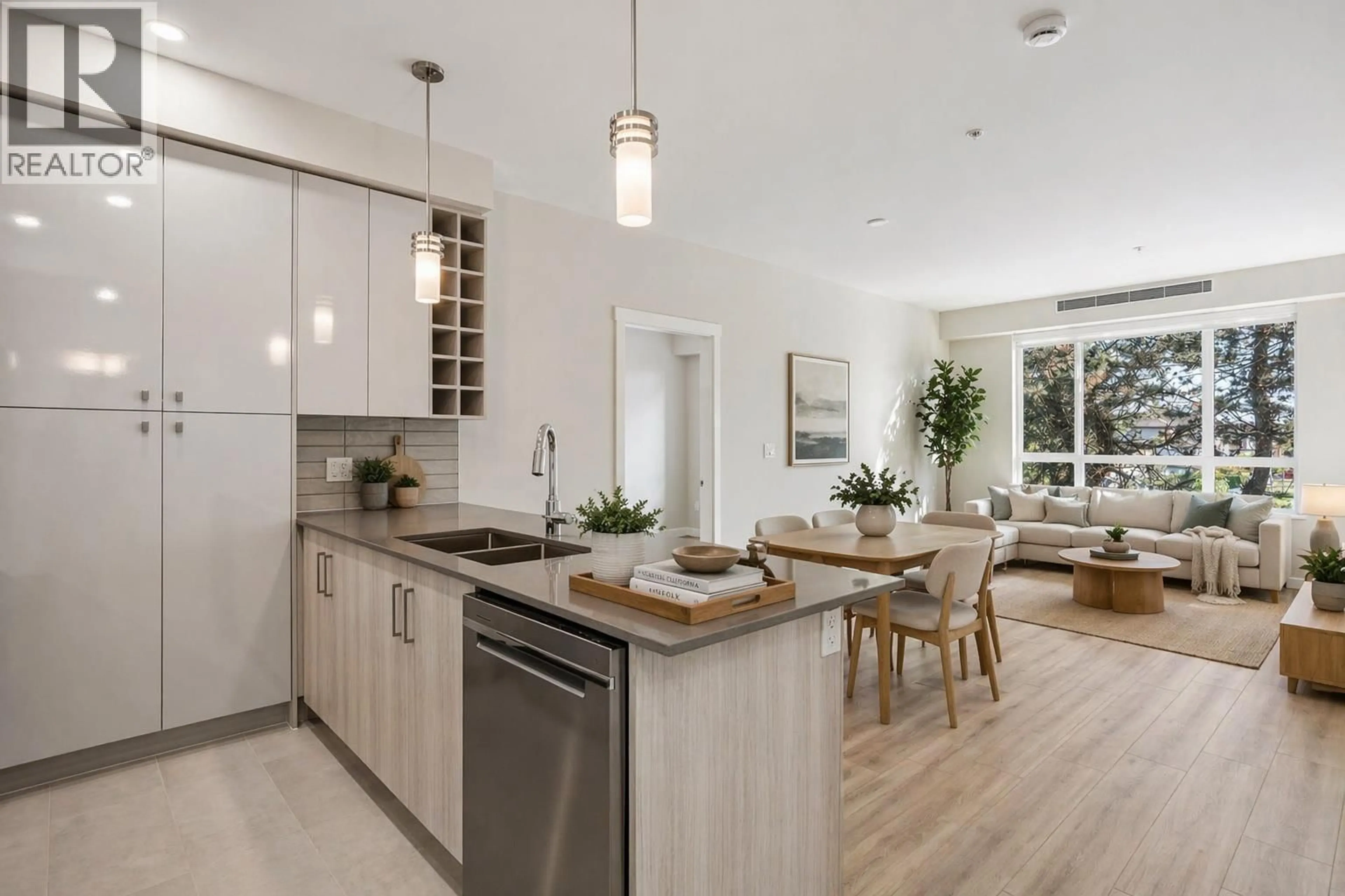 Open concept kitchen, unknown for 206 - 23222 GILLEY ROAD, Richmond British Columbia V6V0C8