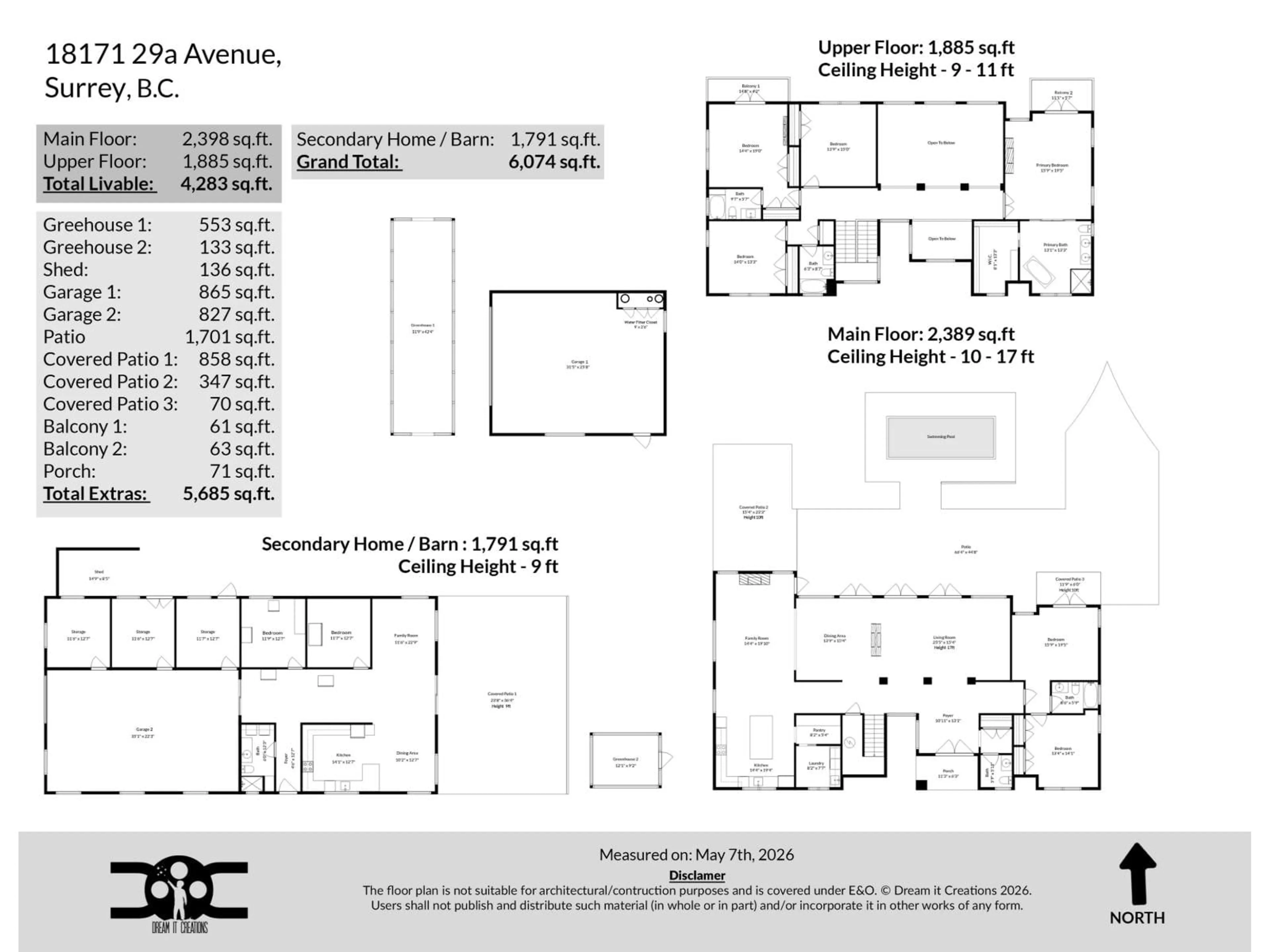 Floor plan for 18171 29A AVENUE, Surrey British Columbia V3Z9V2