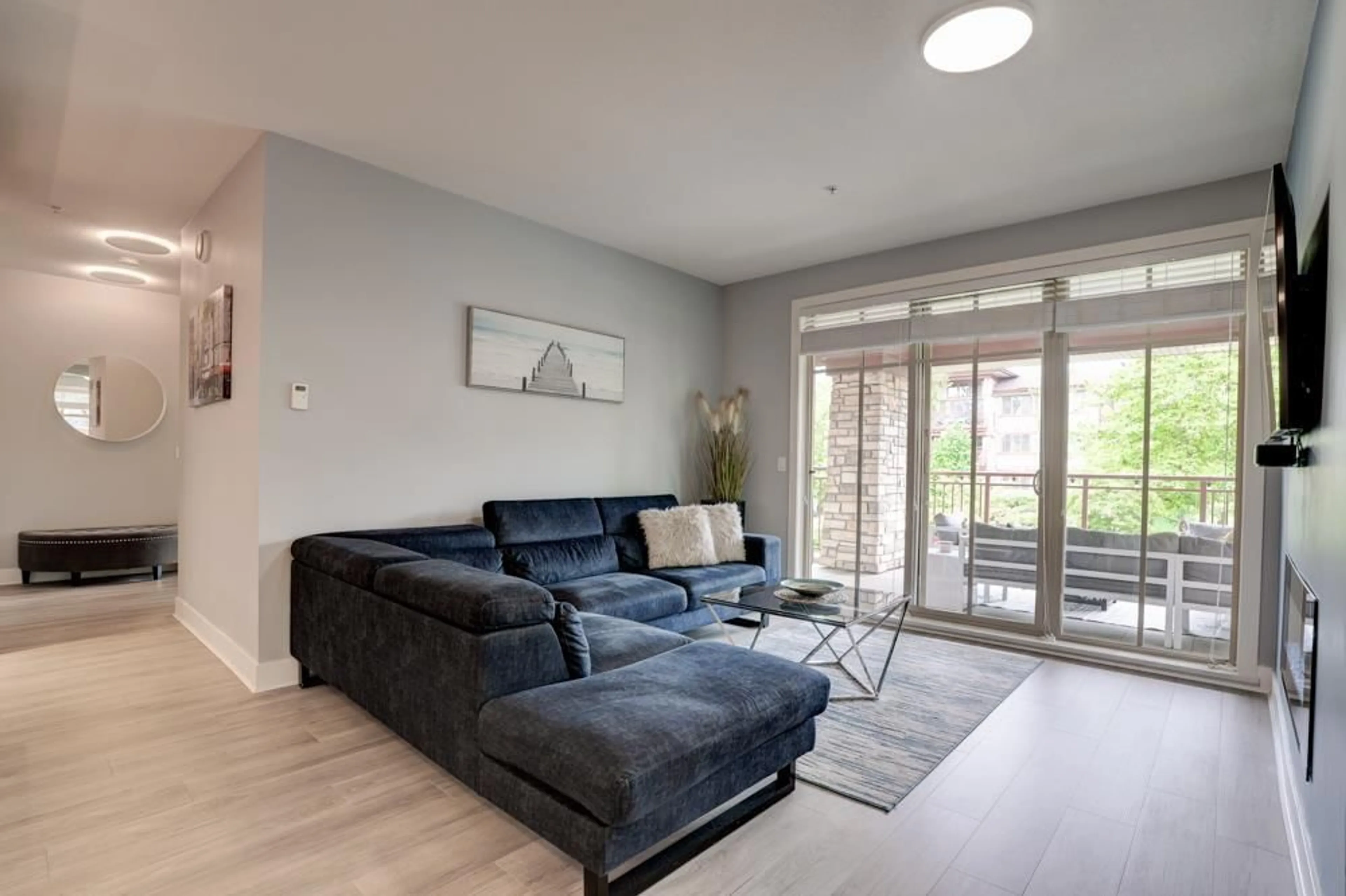 Living room with furniture, unknown for 205 - 16455 64 AVENUE, Surrey British Columbia V3S6V7