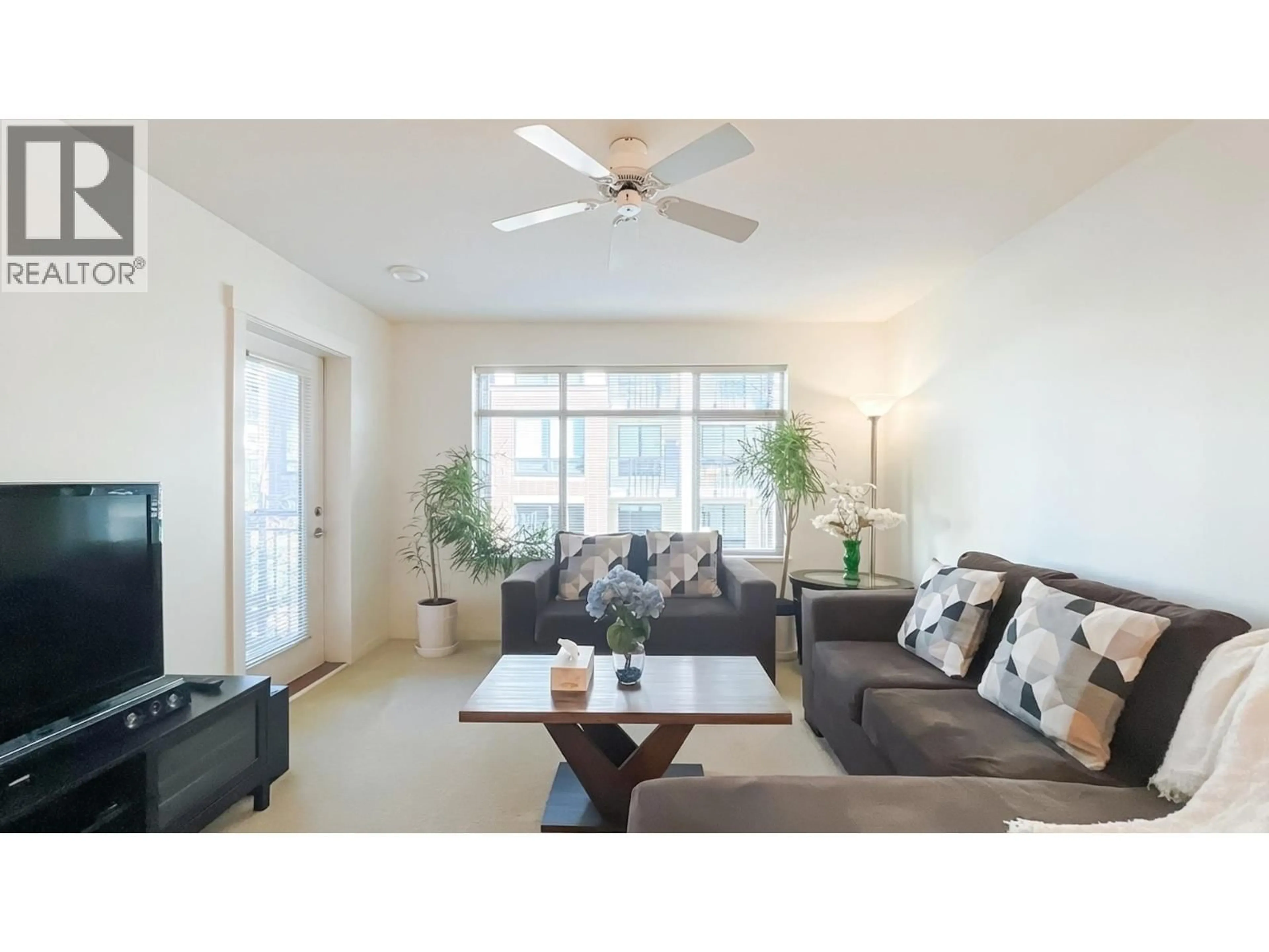Living room with furniture, unknown for 228 - 9288 ODLIN ROAD, Richmond British Columbia V6X0C3