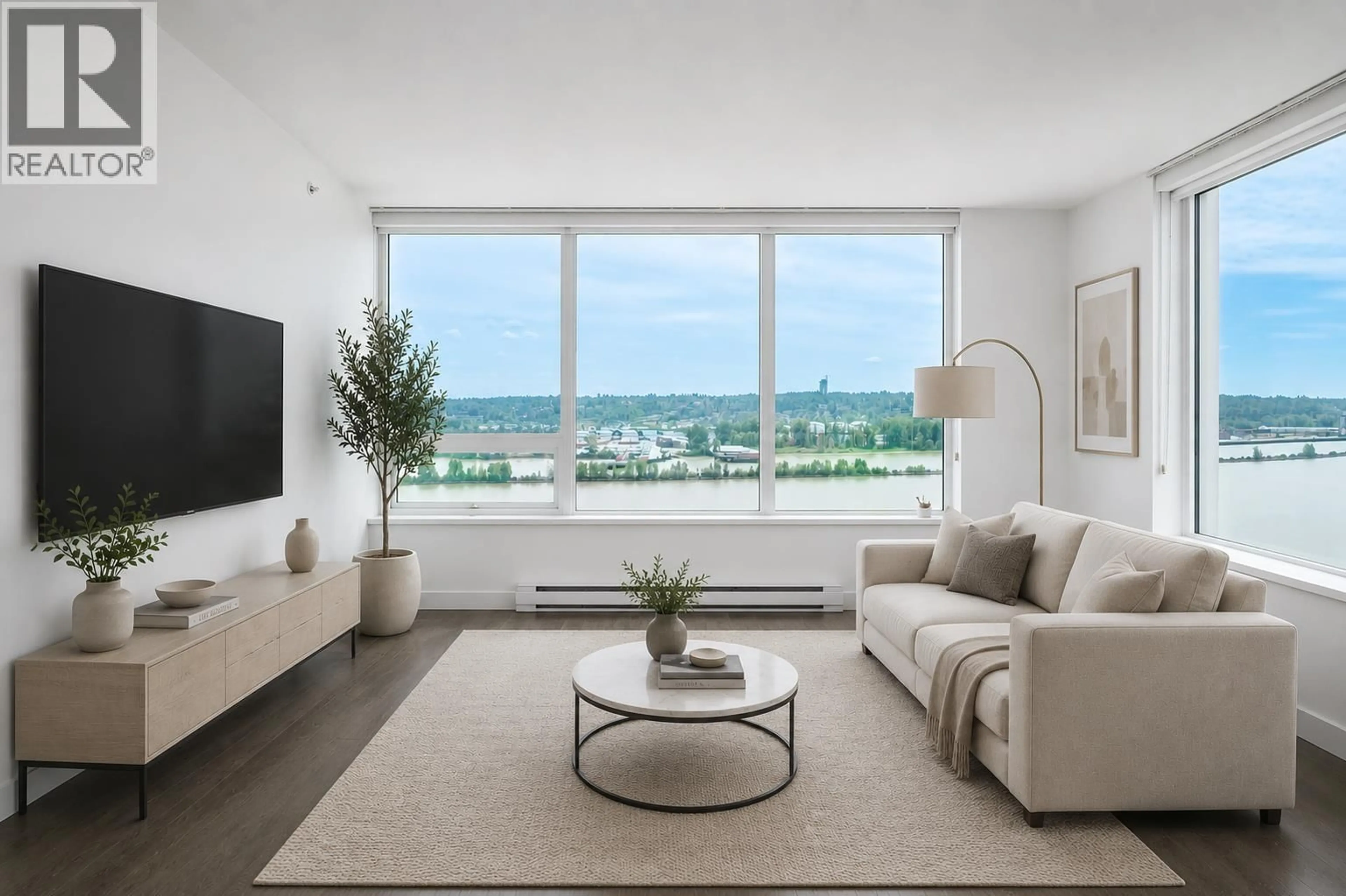 Living room with furniture, unknown for 1811 - 988 QUAYSIDE DRIVE, New Westminster British Columbia V3M0L5