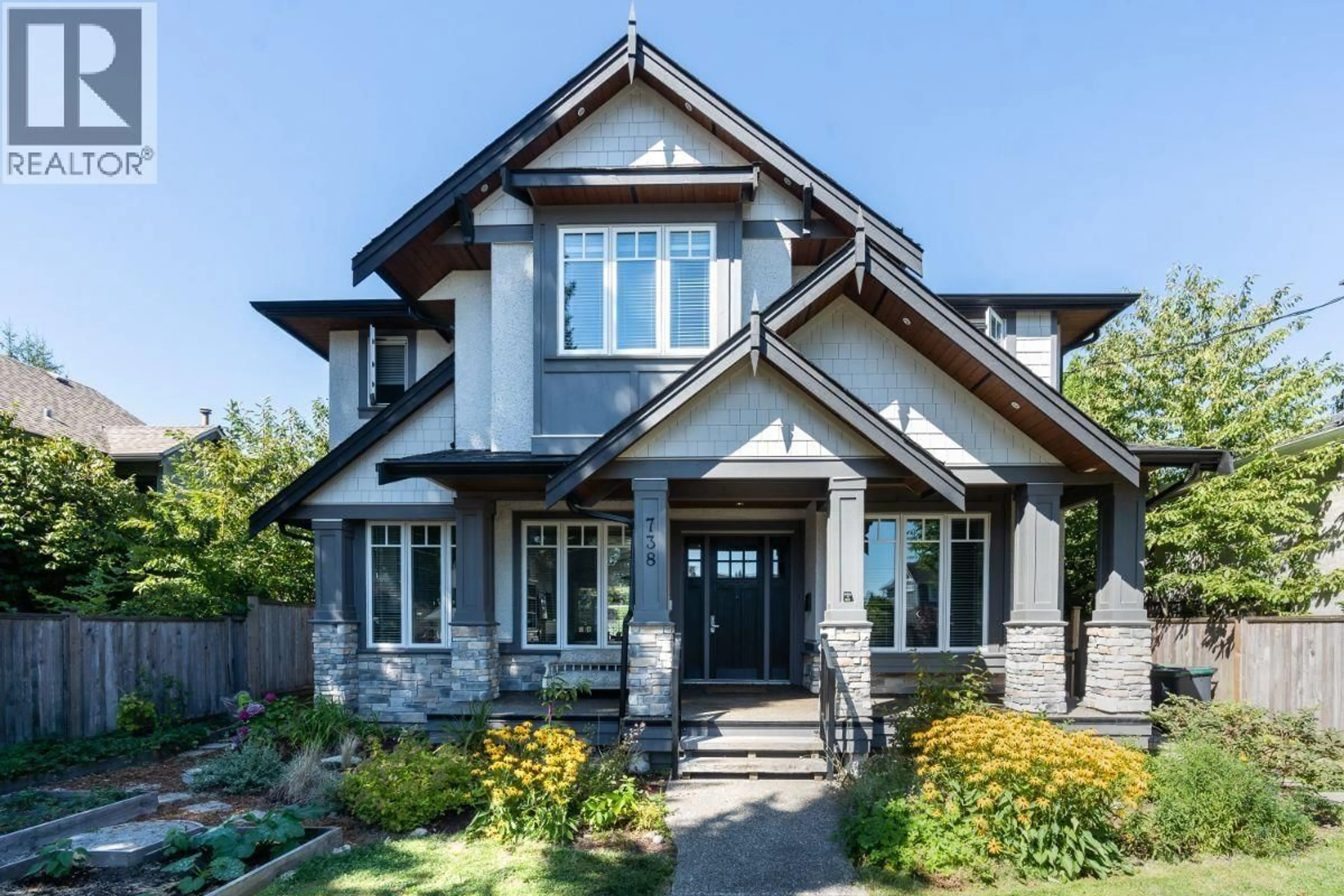 Home with brick exterior material, street for 738 13TH STREET, North Vancouver British Columbia V7L2M7
