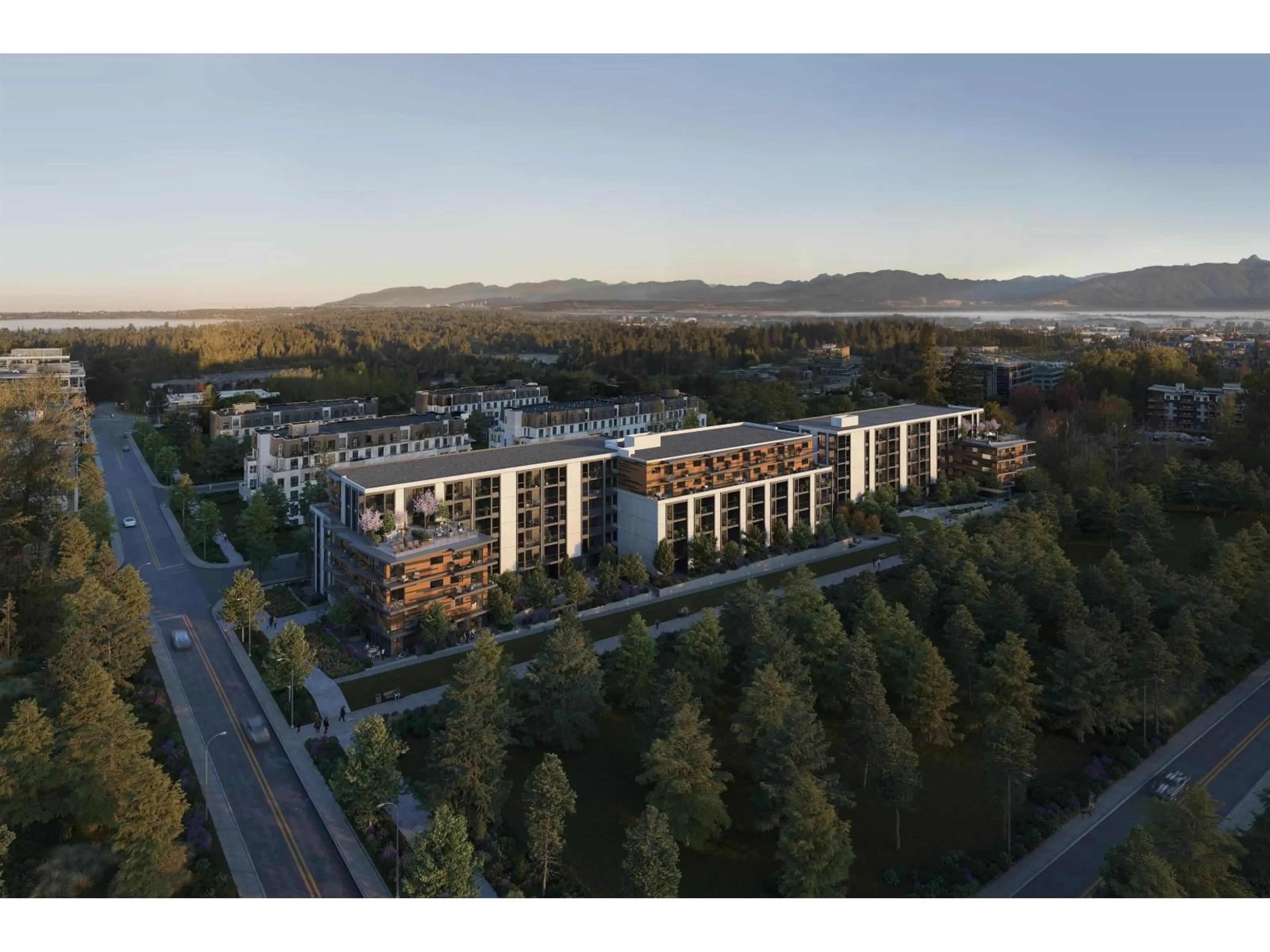 A pic from outside/outdoor area/front of a property/back of a property/a pic from drone, mountain view for B422 - 20117 84 AVENUE, Langley British Columbia V2Y2B8