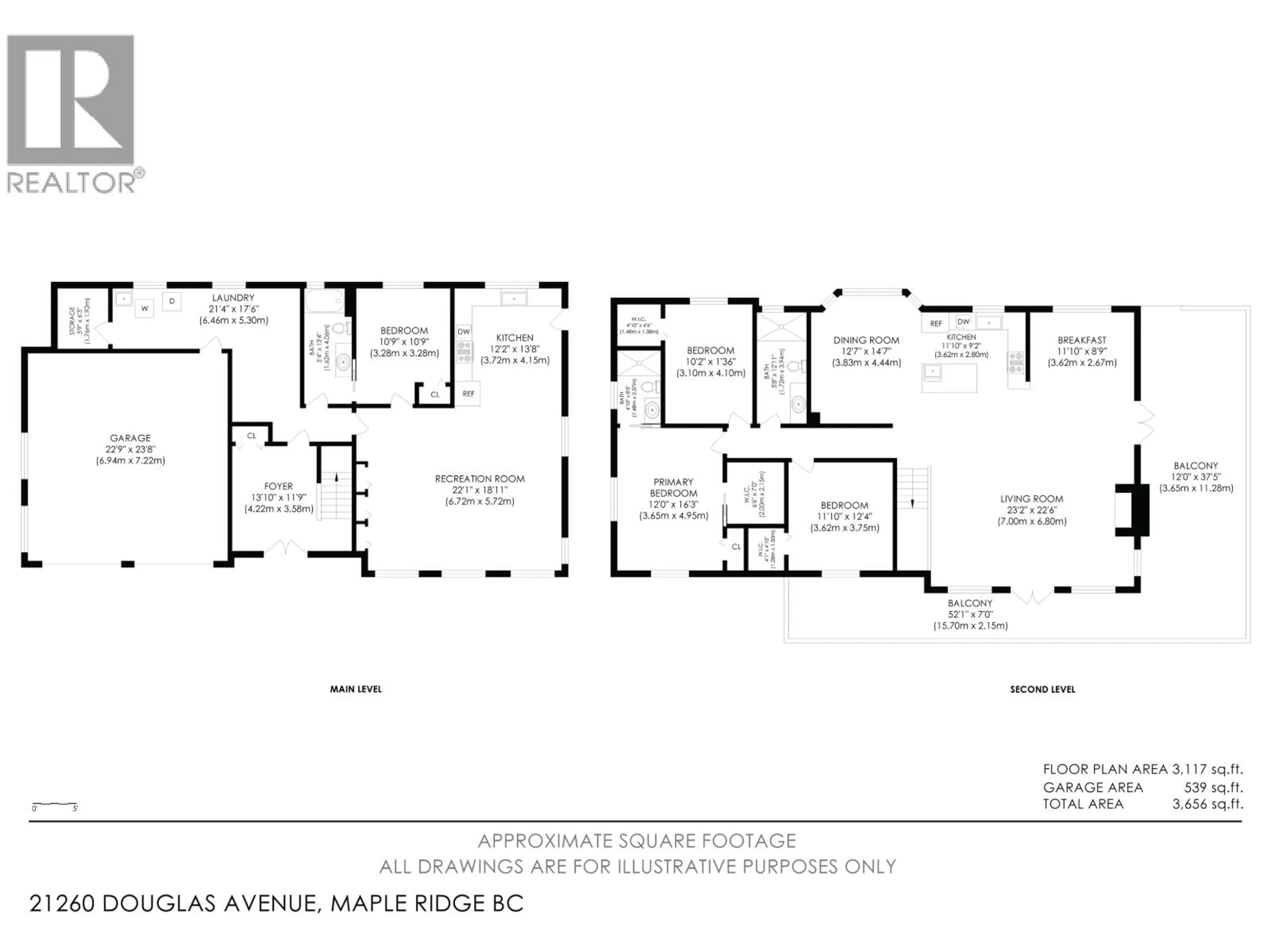 Floor plan for 21260 DOUGLAS AVENUE, Maple Ridge British Columbia V4R2L5