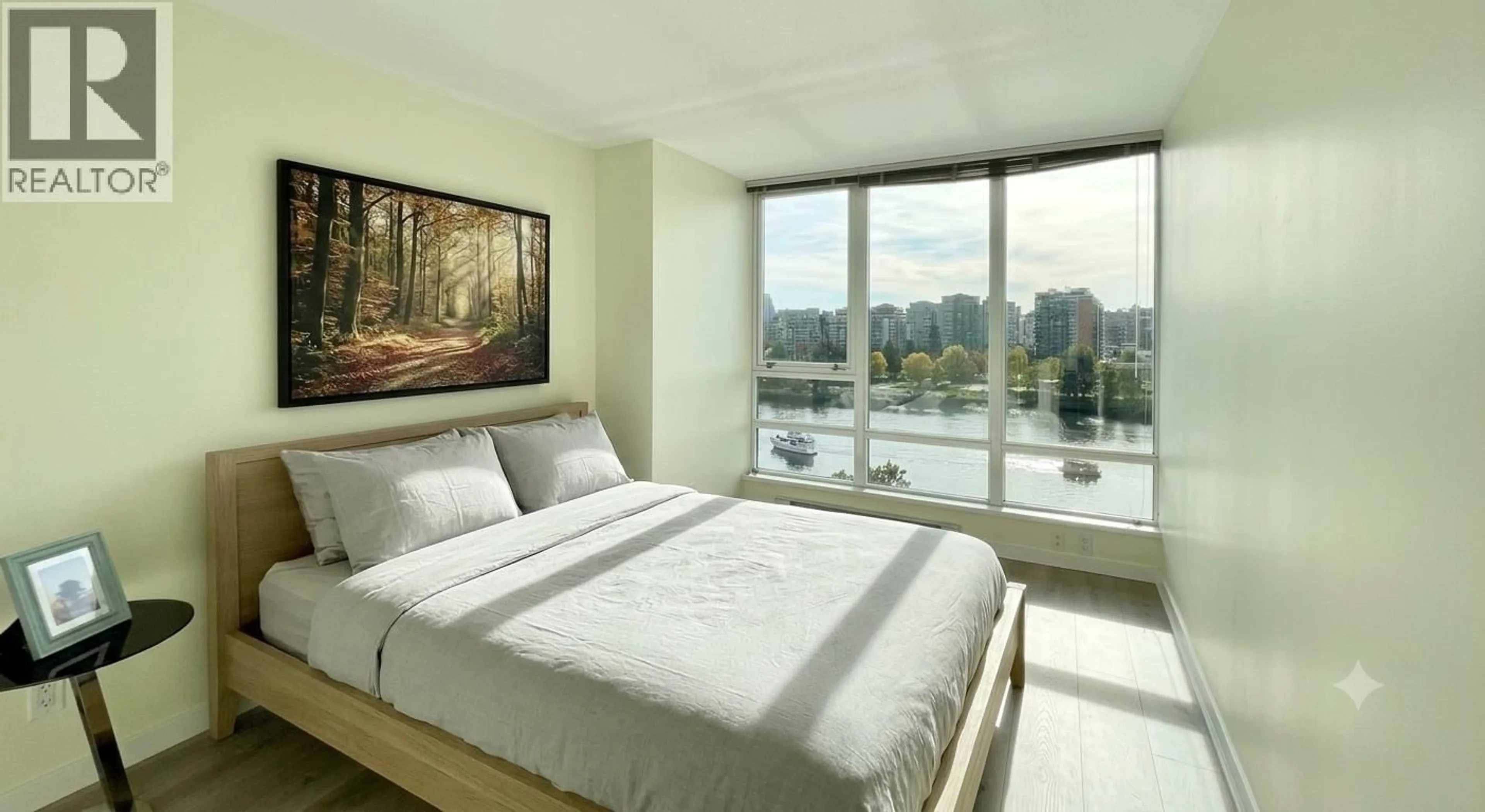 Bedroom with bed, unknown for 1107 - 980 COOPERAGE WAY, Vancouver British Columbia V6B0C3