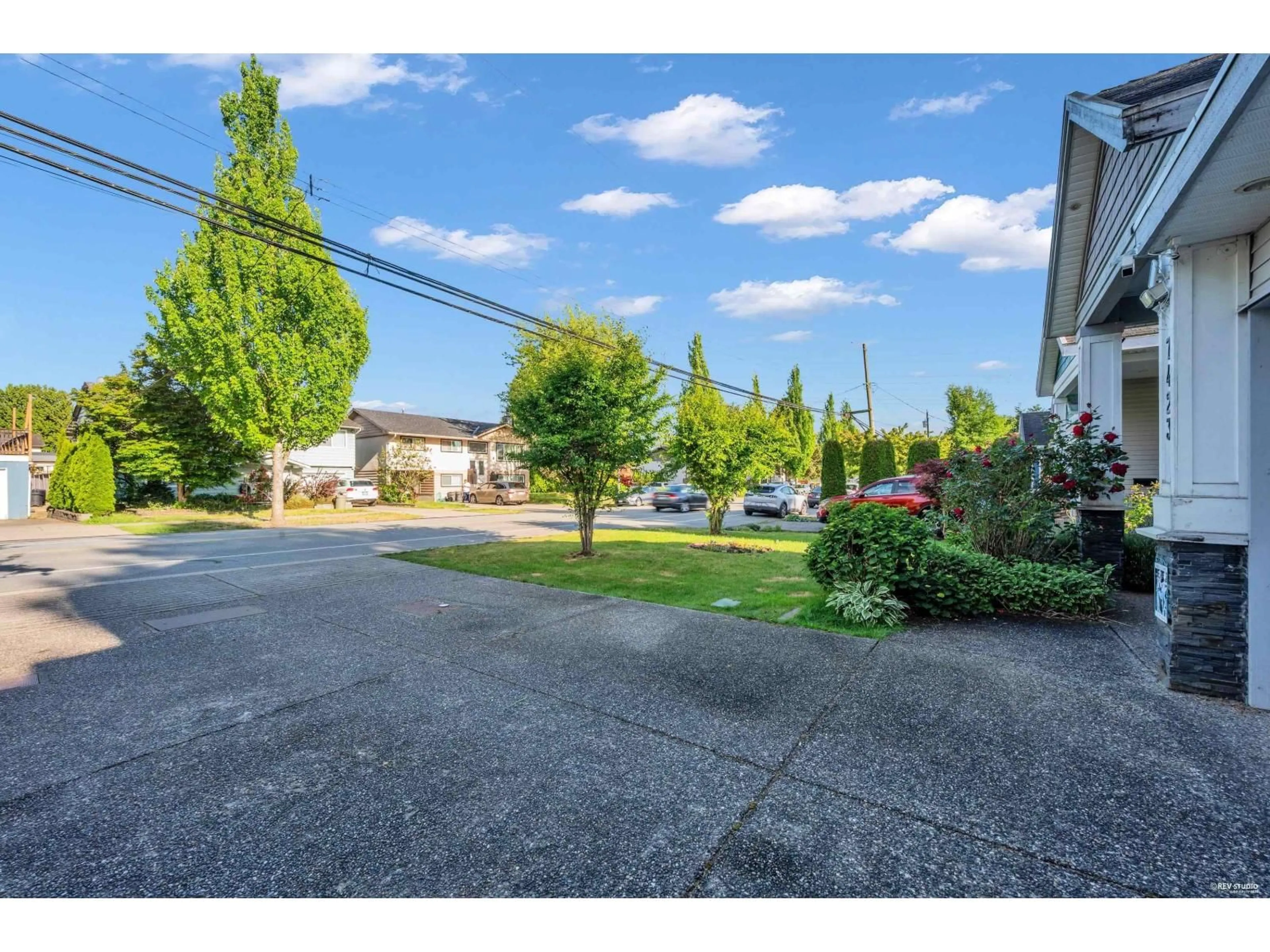 A pic from outside/outdoor area/front of a property/back of a property/a pic from drone, street for 7423 115 STREET, Delta British Columbia V4C5M6