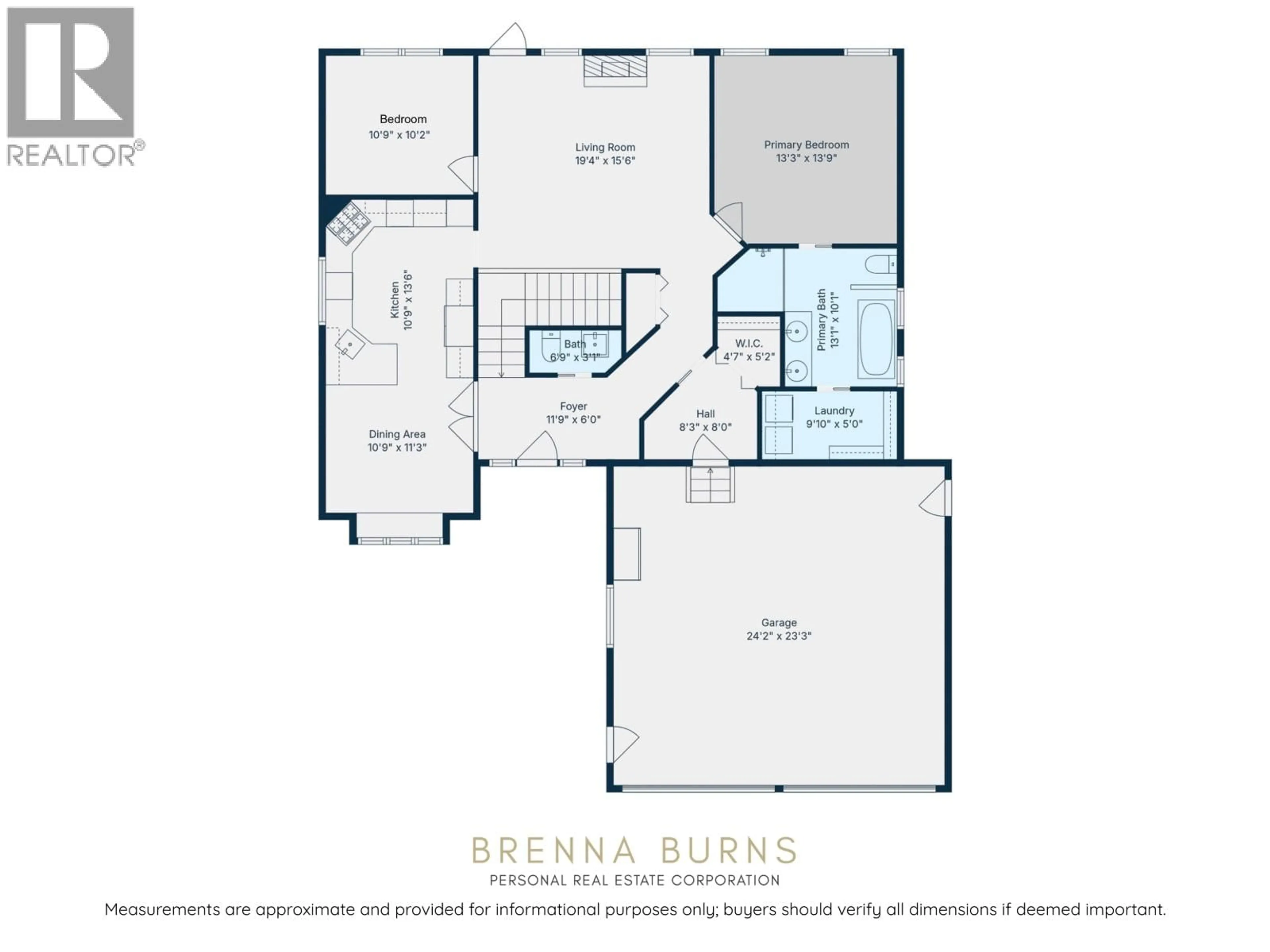 Floor plan for 11020 110 STREET, Fort St. John British Columbia V1J0J7