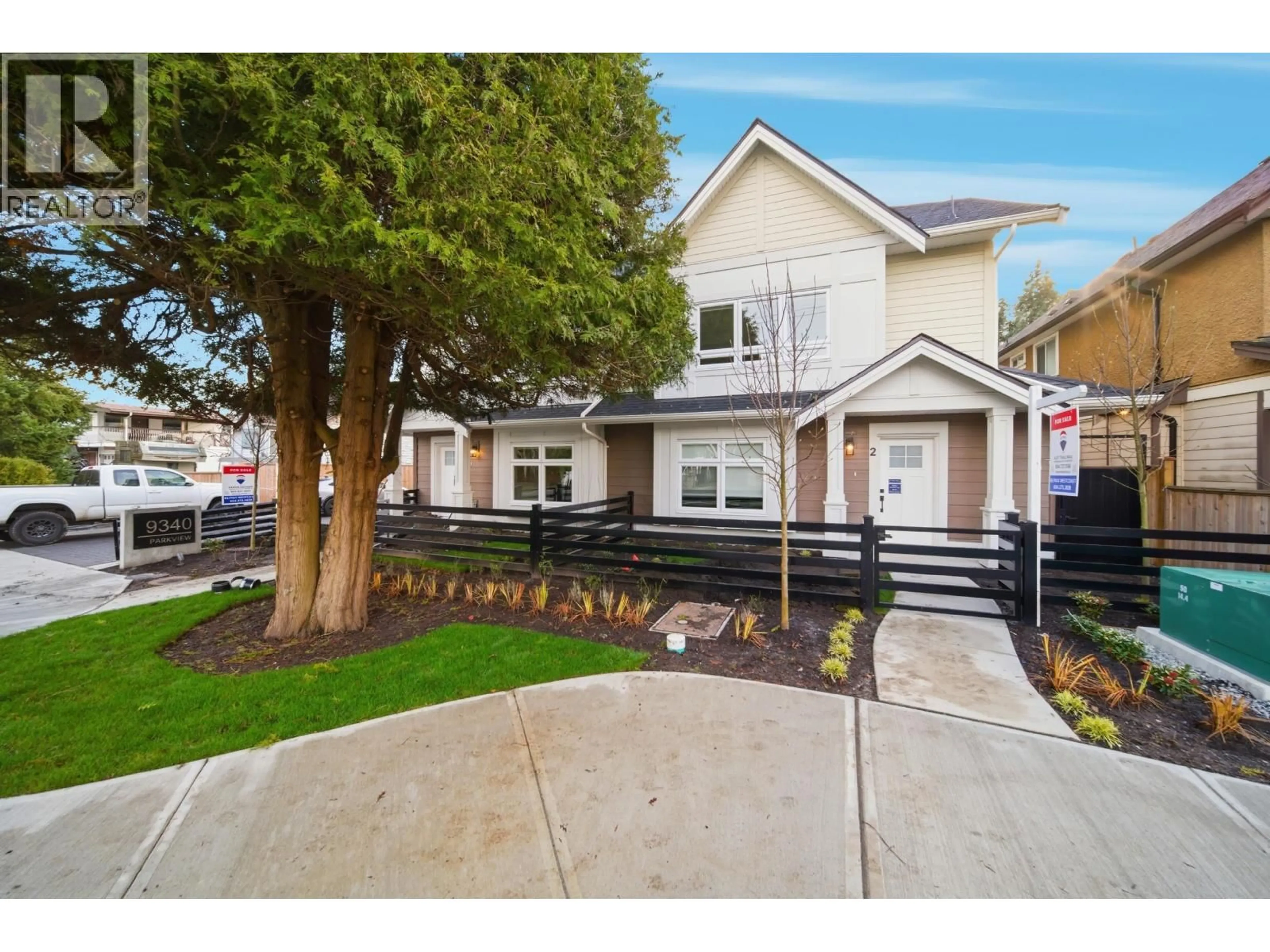 Home with vinyl exterior material, street for 2 - 9340 GENERAL CURRIE ROAD, Richmond British Columbia V6Y1M6
