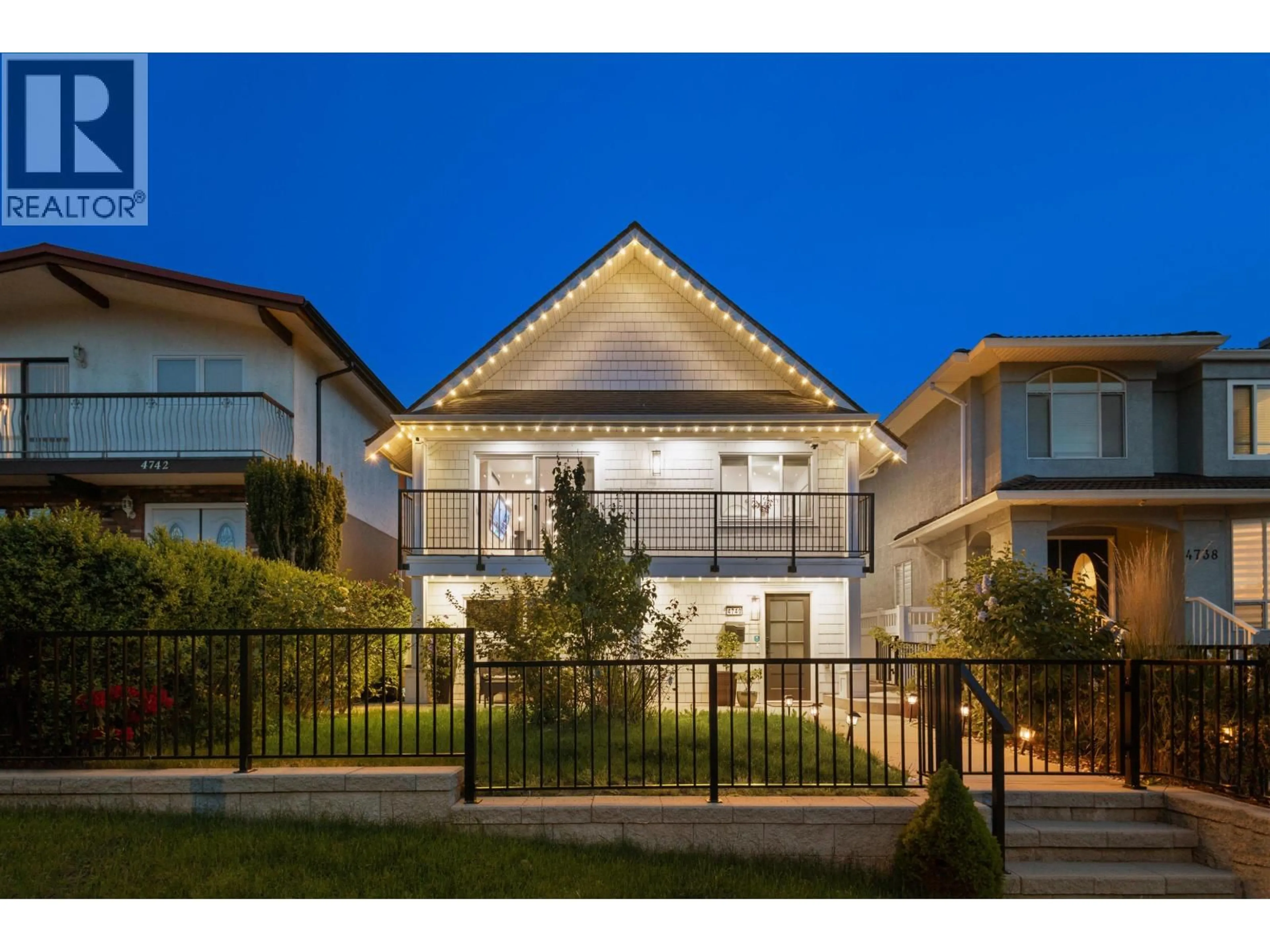 Home with brick exterior material, street for 4740 ALBERT STREET, Burnaby British Columbia V5C2G9