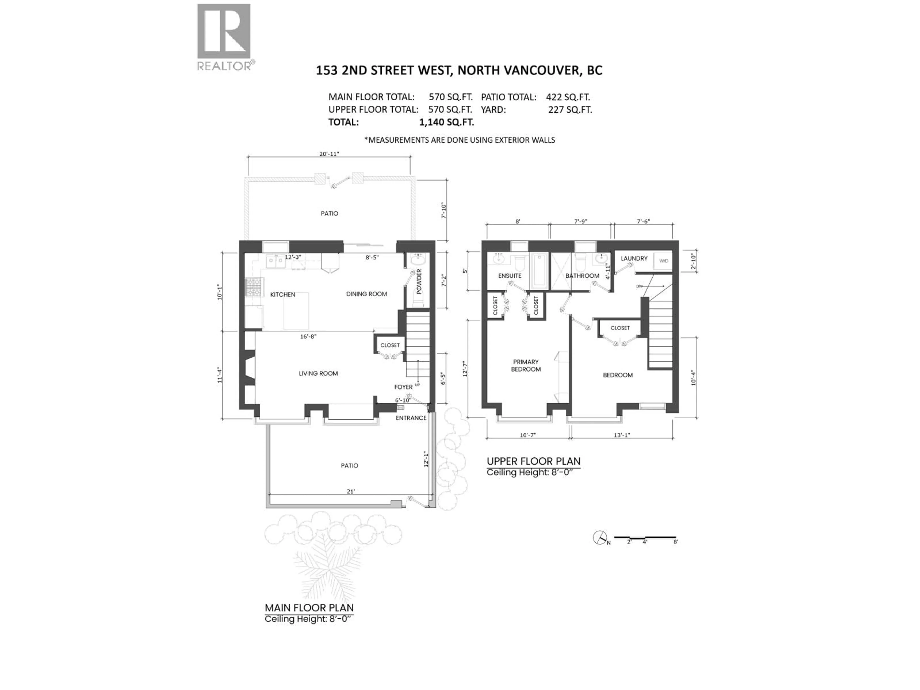 Floor plan for 153 2ND STREET, North Vancouver British Columbia V7M1C5