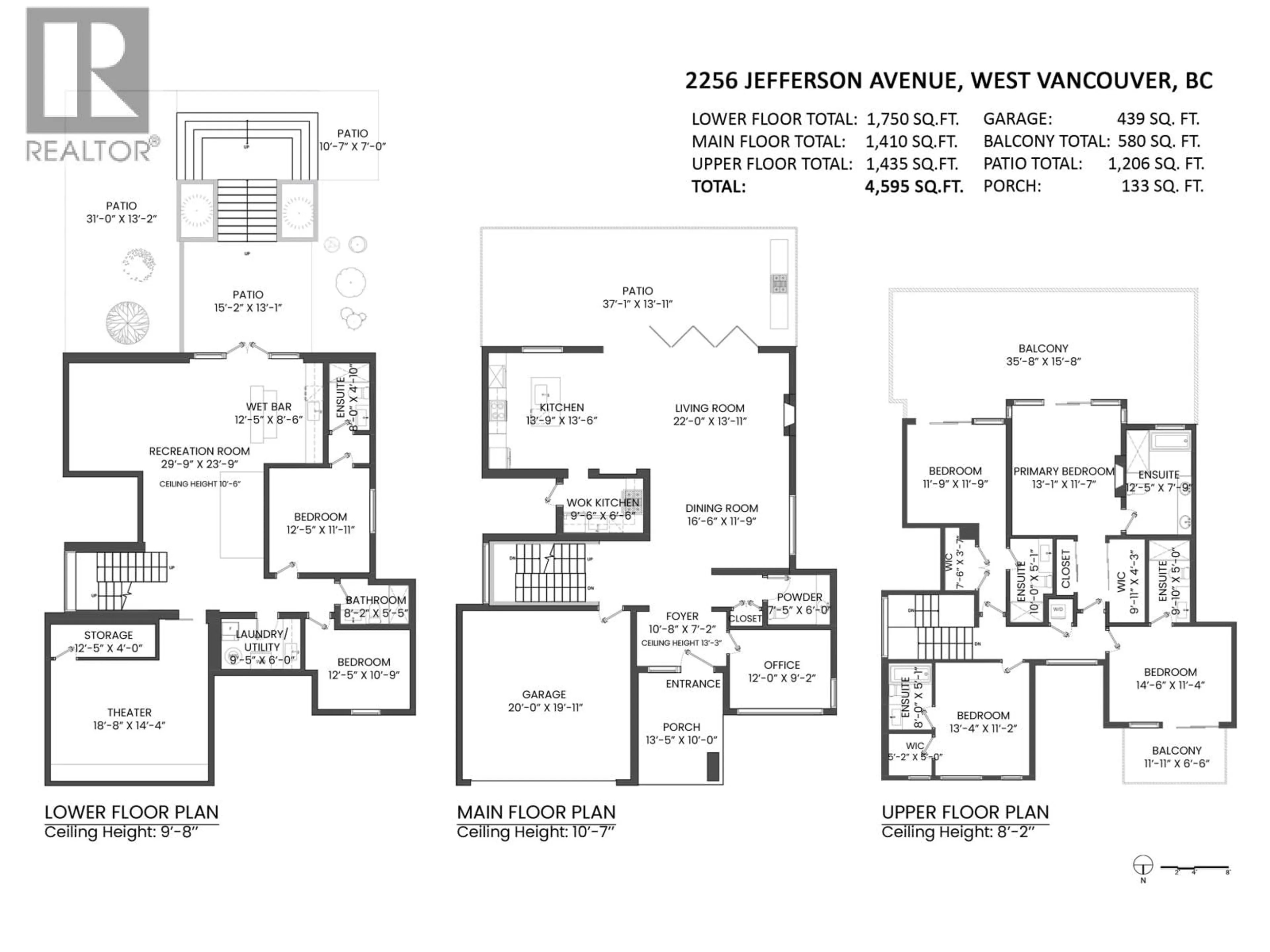 Floor plan for 2256 JEFFERSON AVENUE, West Vancouver British Columbia V7V2A8