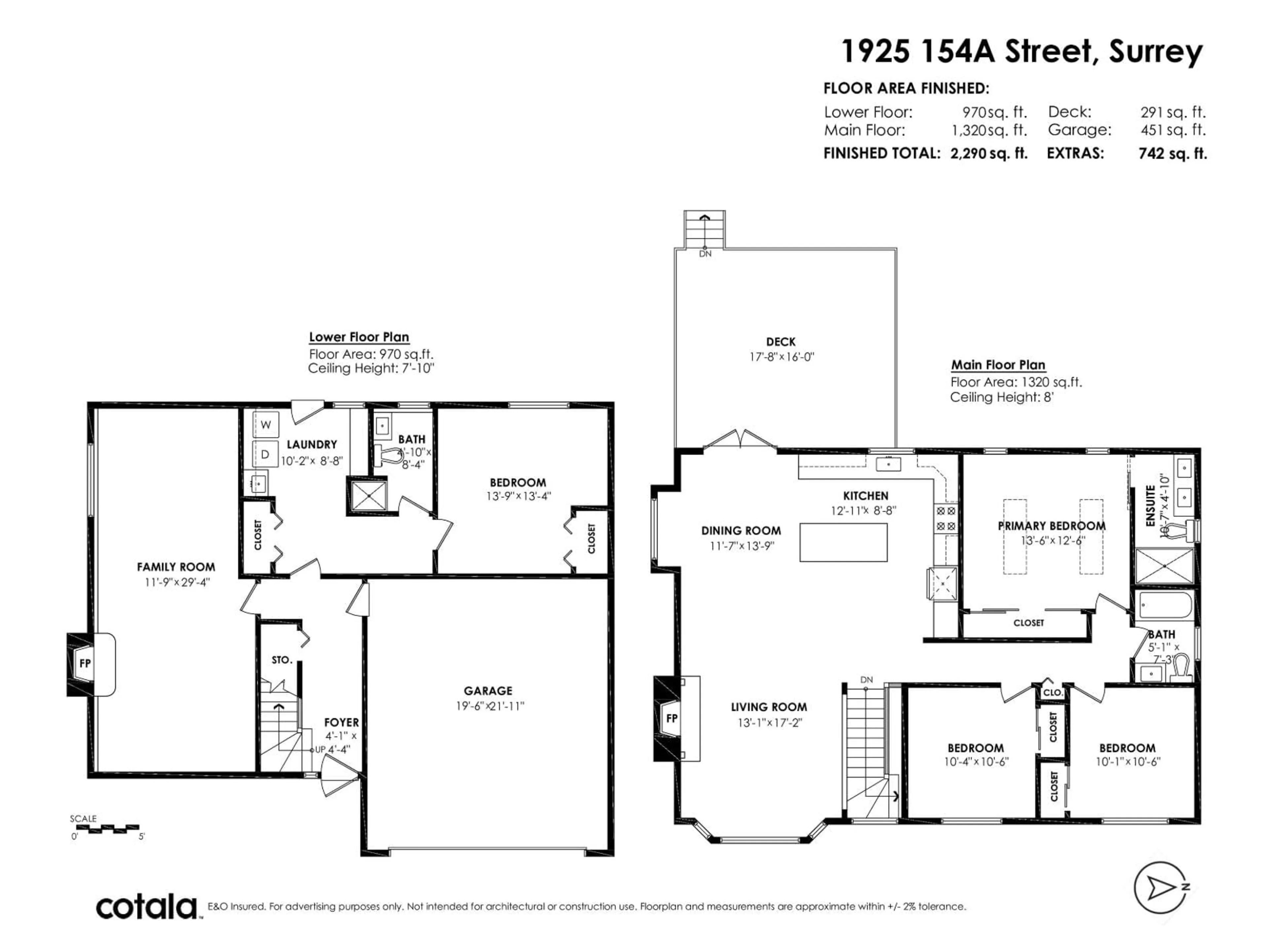Floor plan for 1925 154A STREET, Surrey British Columbia V4A7S1
