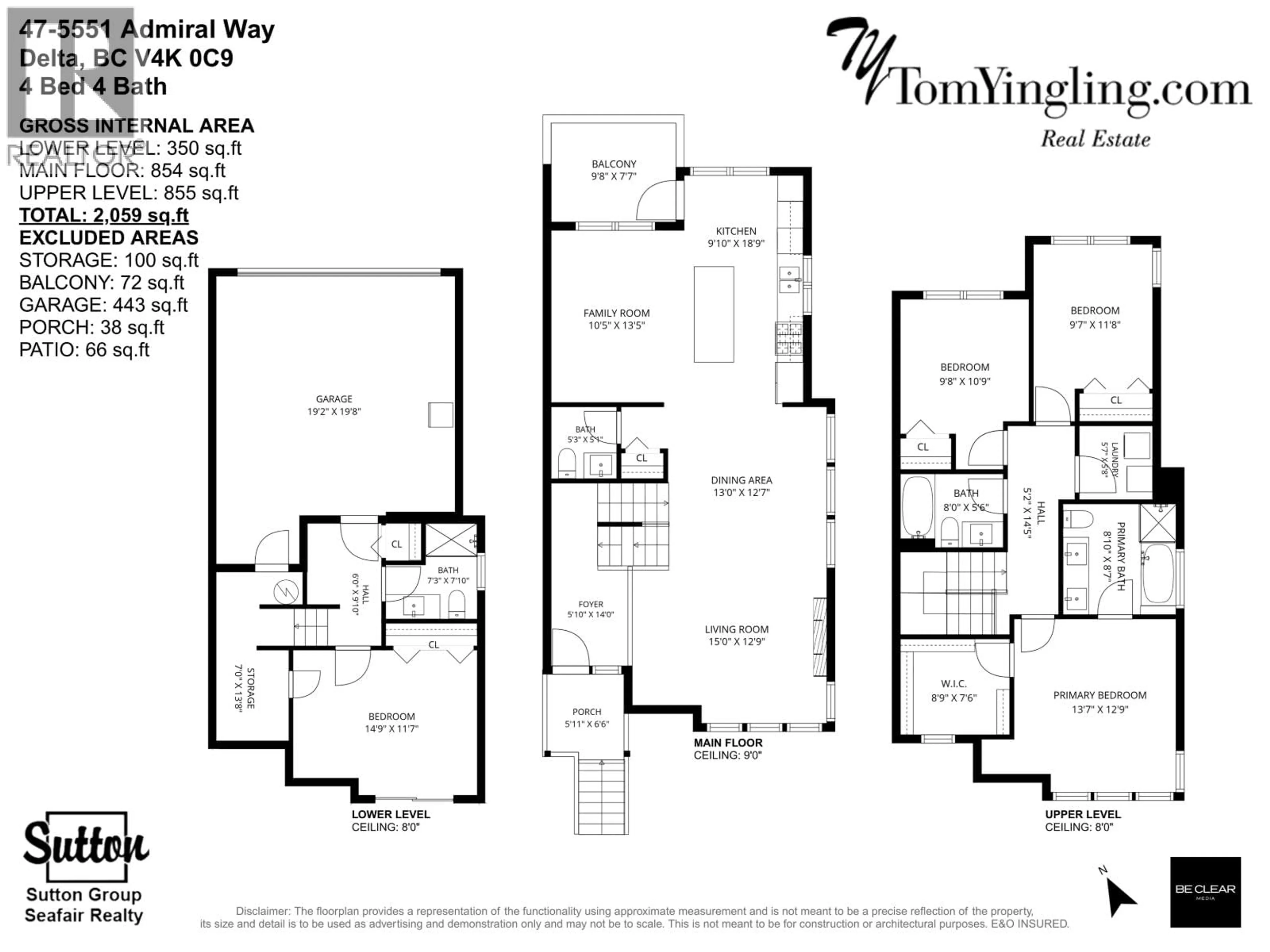 Floor plan for 47 - 5551 ADMIRAL WAY, Ladner British Columbia V4K0C9