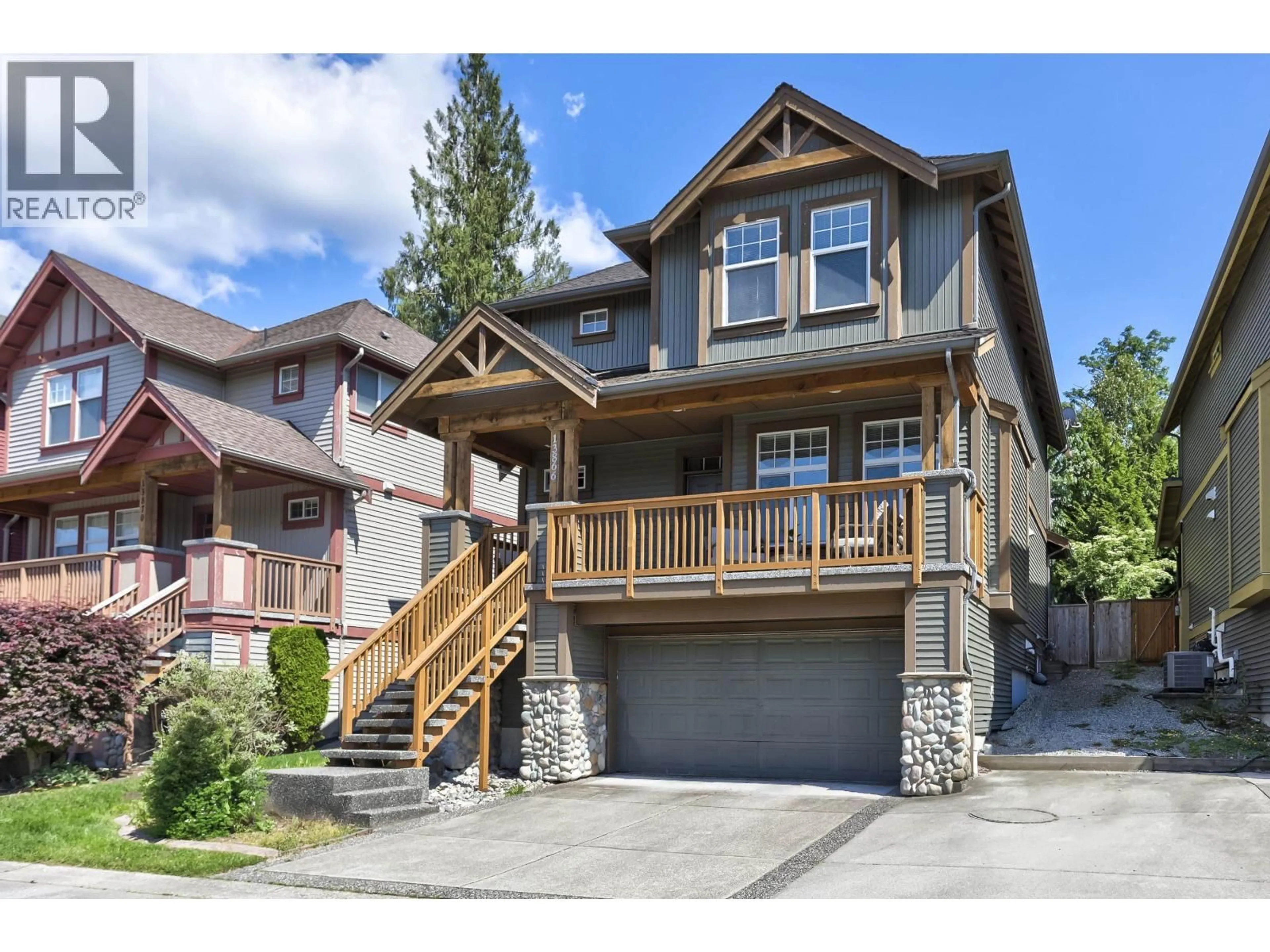 Home with vinyl exterior material, street for 13866 229 LANE, Maple Ridge British Columbia V4R0A1