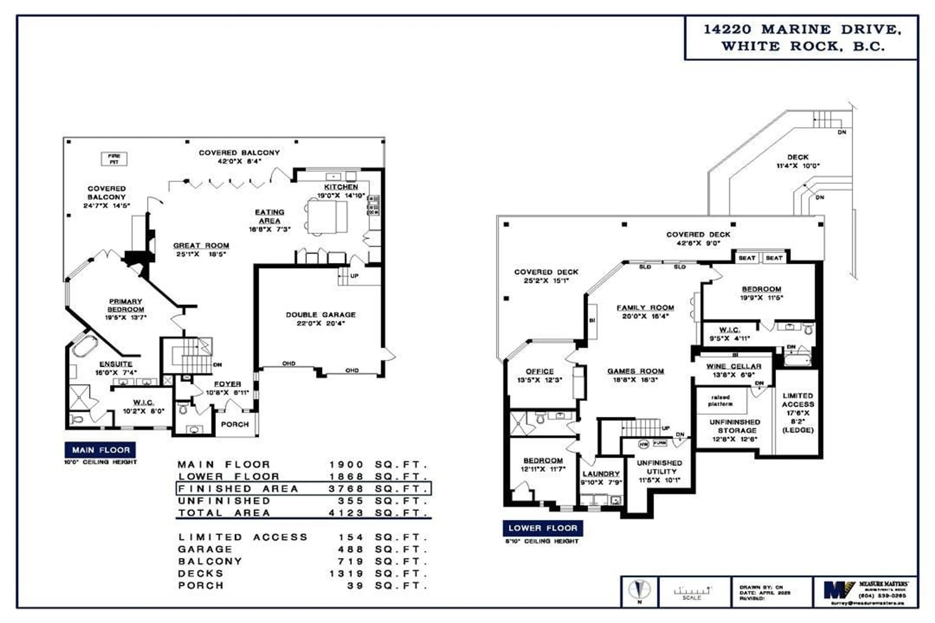Floor plan for 14220 MARINE DRIVE, White Rock British Columbia V4B1A8