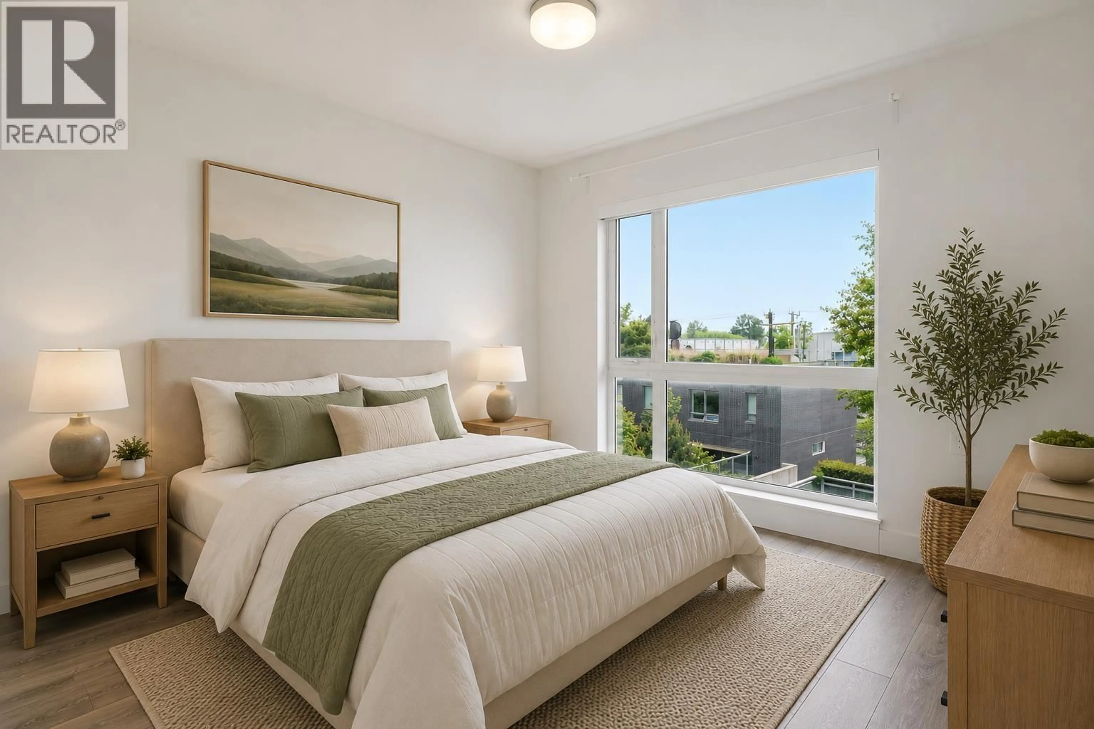 Bedroom with bed, unknown for 515 - 8580 RIVER DISTRICT CROSSING, Vancouver British Columbia V5S0B9