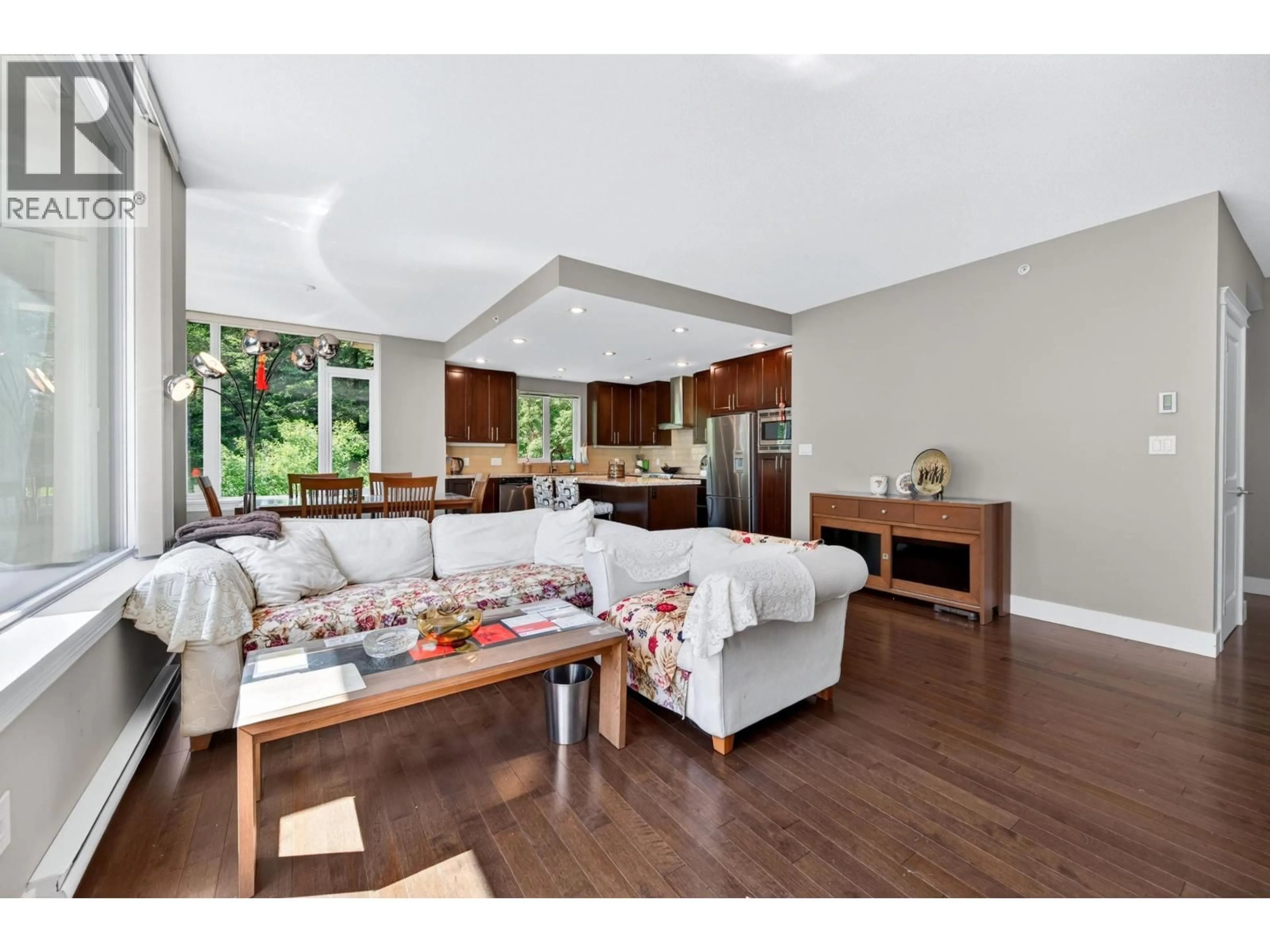 Open concept kitchen, wood/laminate floor for 708 - 2950 PANORAMA DRIVE, Coquitlam British Columbia V3E0C9