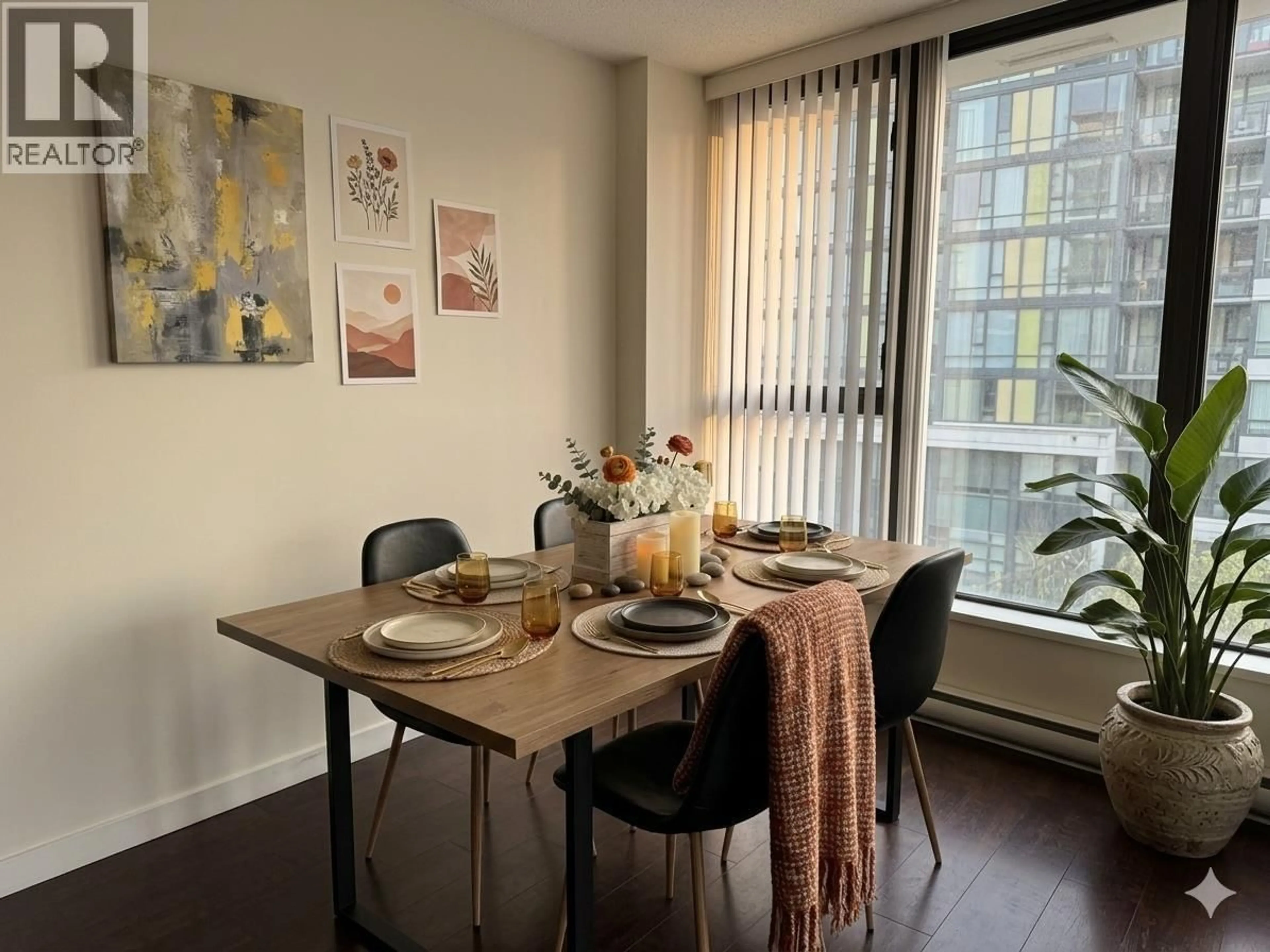 Dining room, wood/laminate floor for 612 - 5811 NO. 3 ROAD, Richmond British Columbia V6X2C9