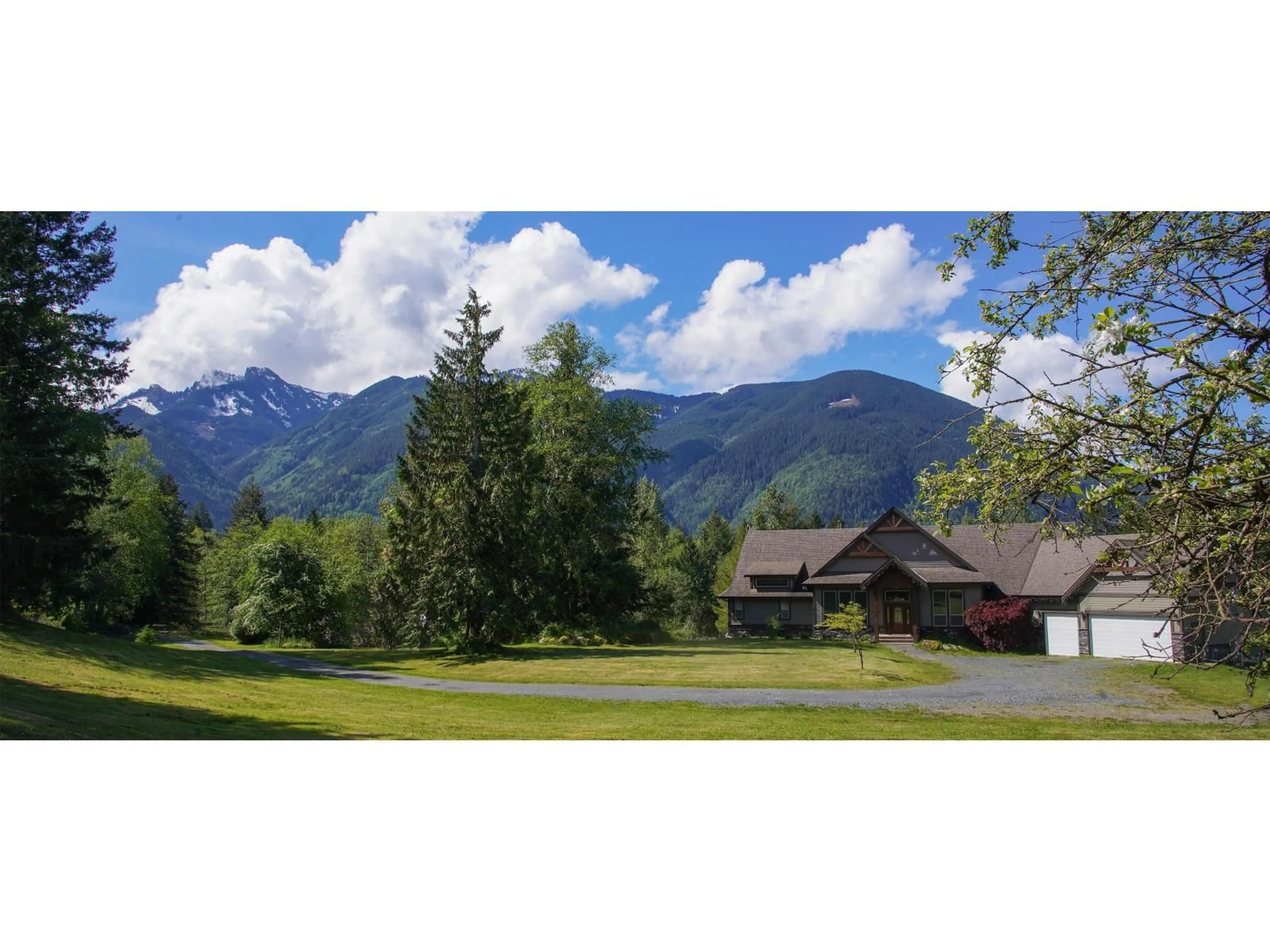 A pic from outside/outdoor area/front of a property/back of a property/a pic from drone, mountain view for 4601 BENCH ROAD, Chilliwack British Columbia V4Z1G1