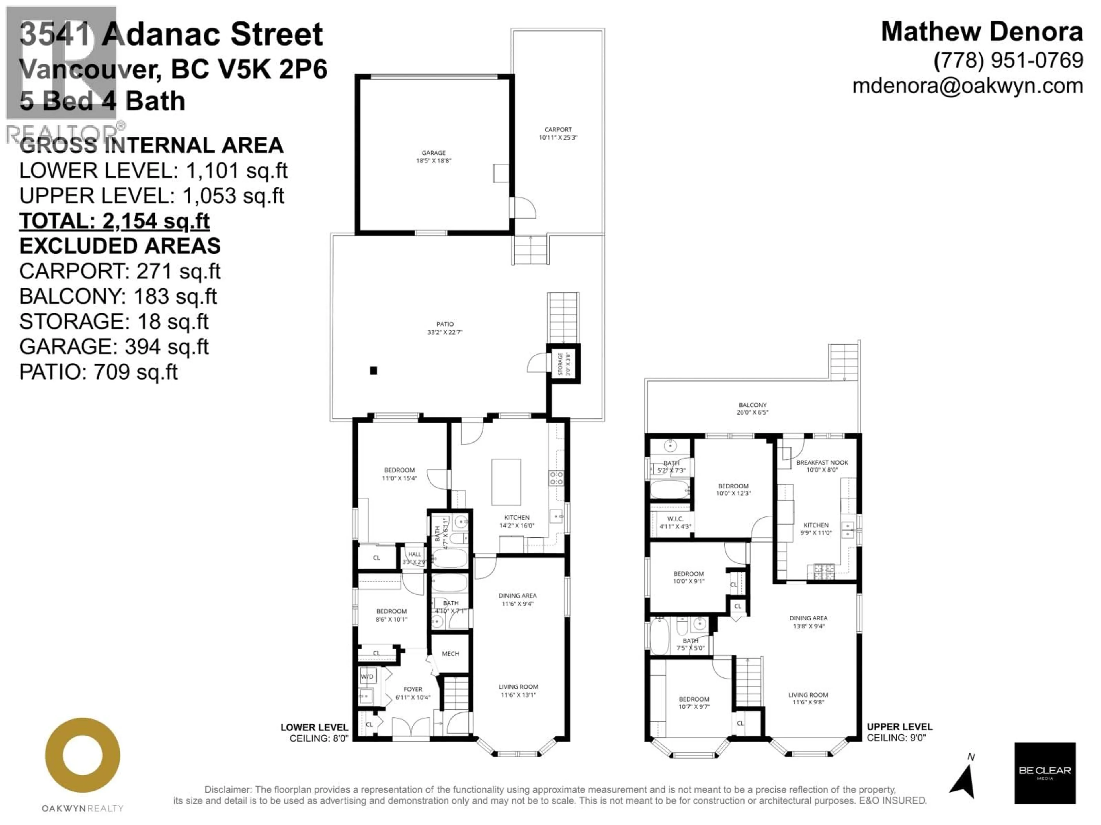 Floor plan for 3541 ADANAC STREET, Vancouver British Columbia V5K2P6