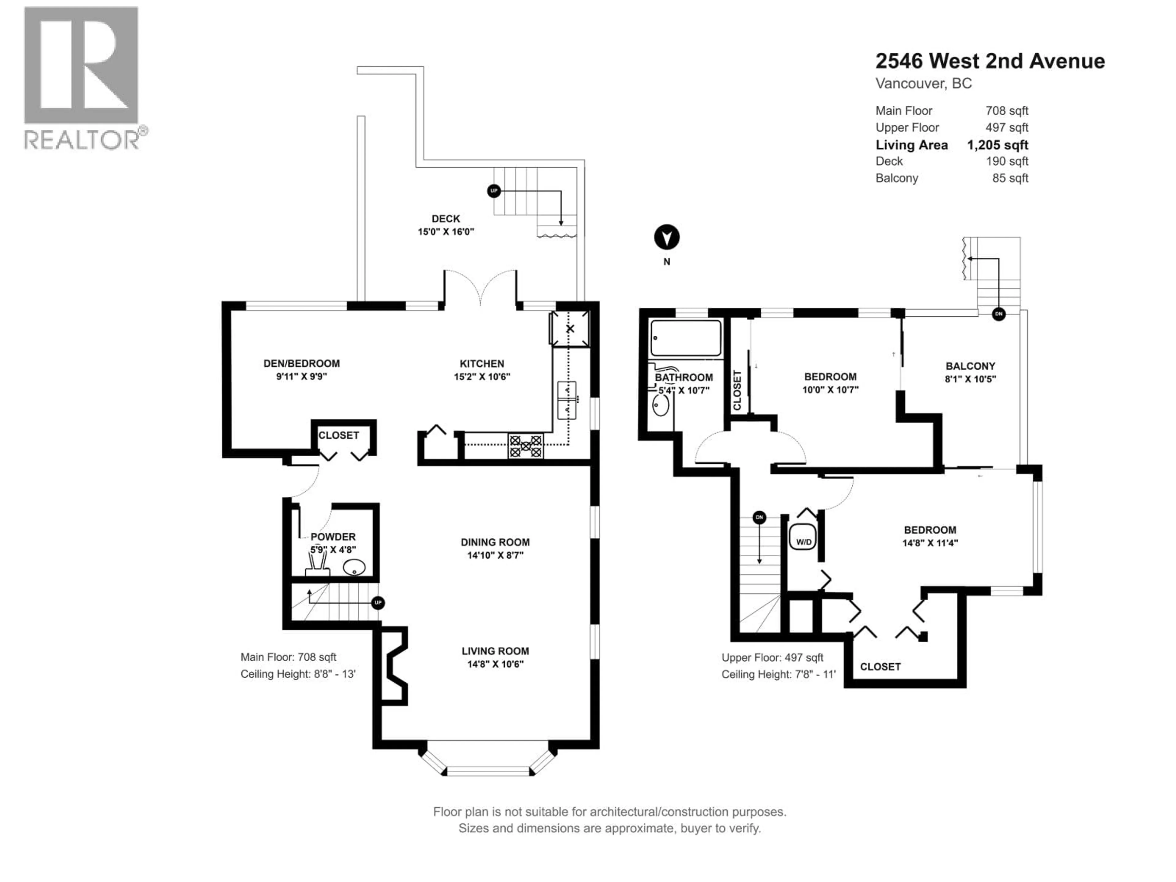 Floor plan for 2546 2ND AVENUE, Vancouver British Columbia V6K1J8