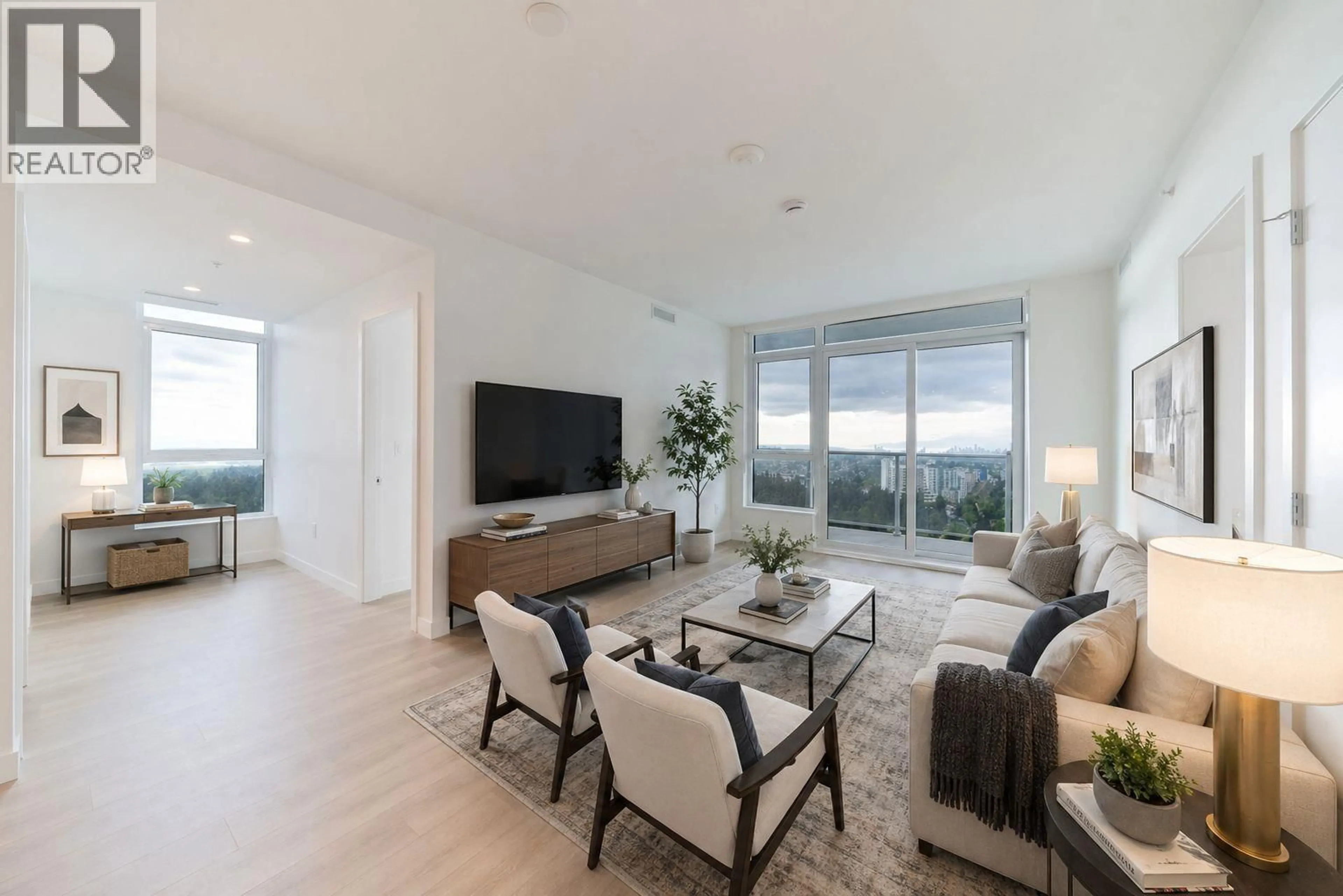 Living room with furniture, unknown for 3108 - 6087 WILSON AVENUE, Burnaby British Columbia V5H0M1