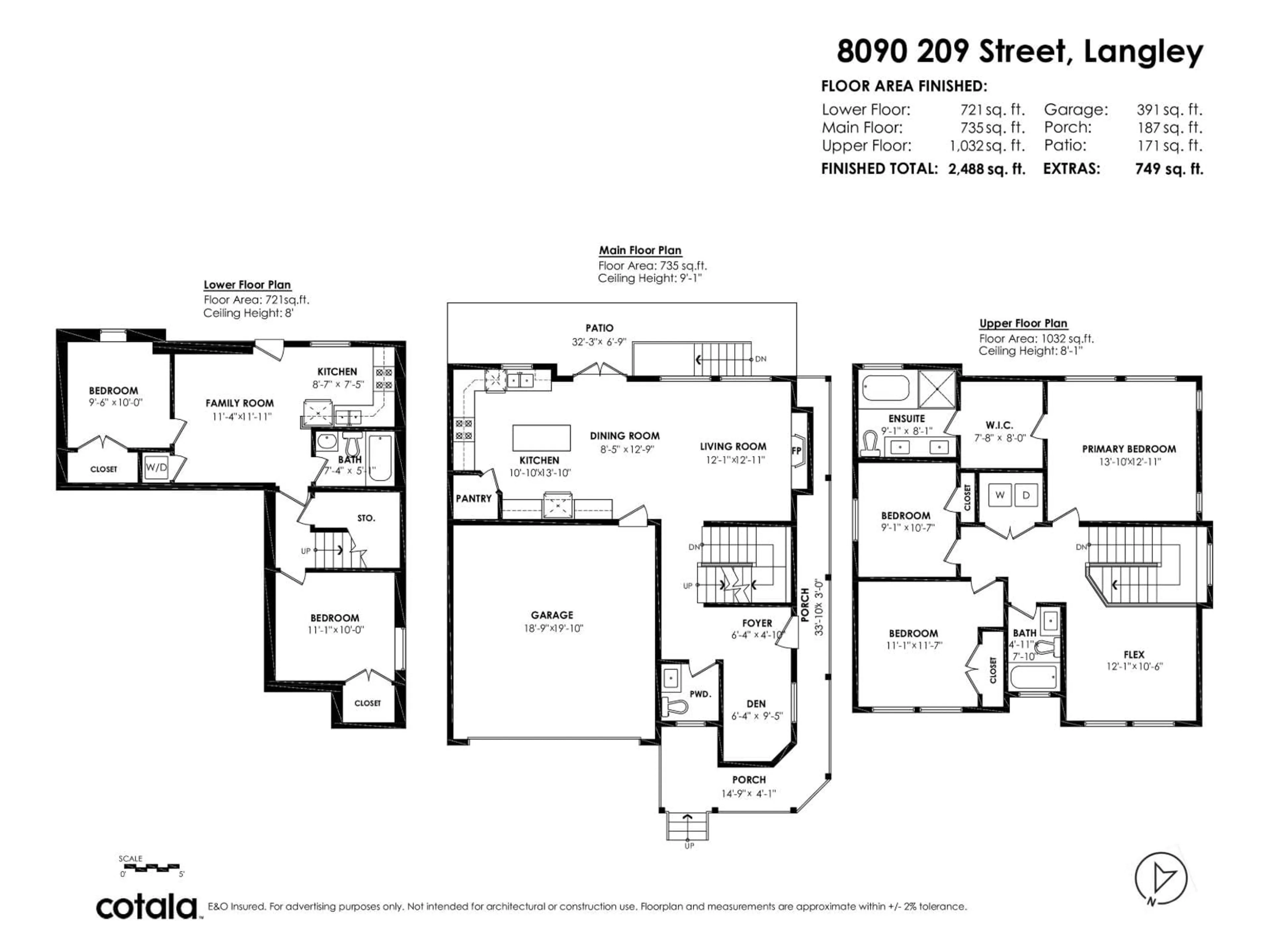 Floor plan for 8090 209 STREET, Langley British Columbia V2Y0R2