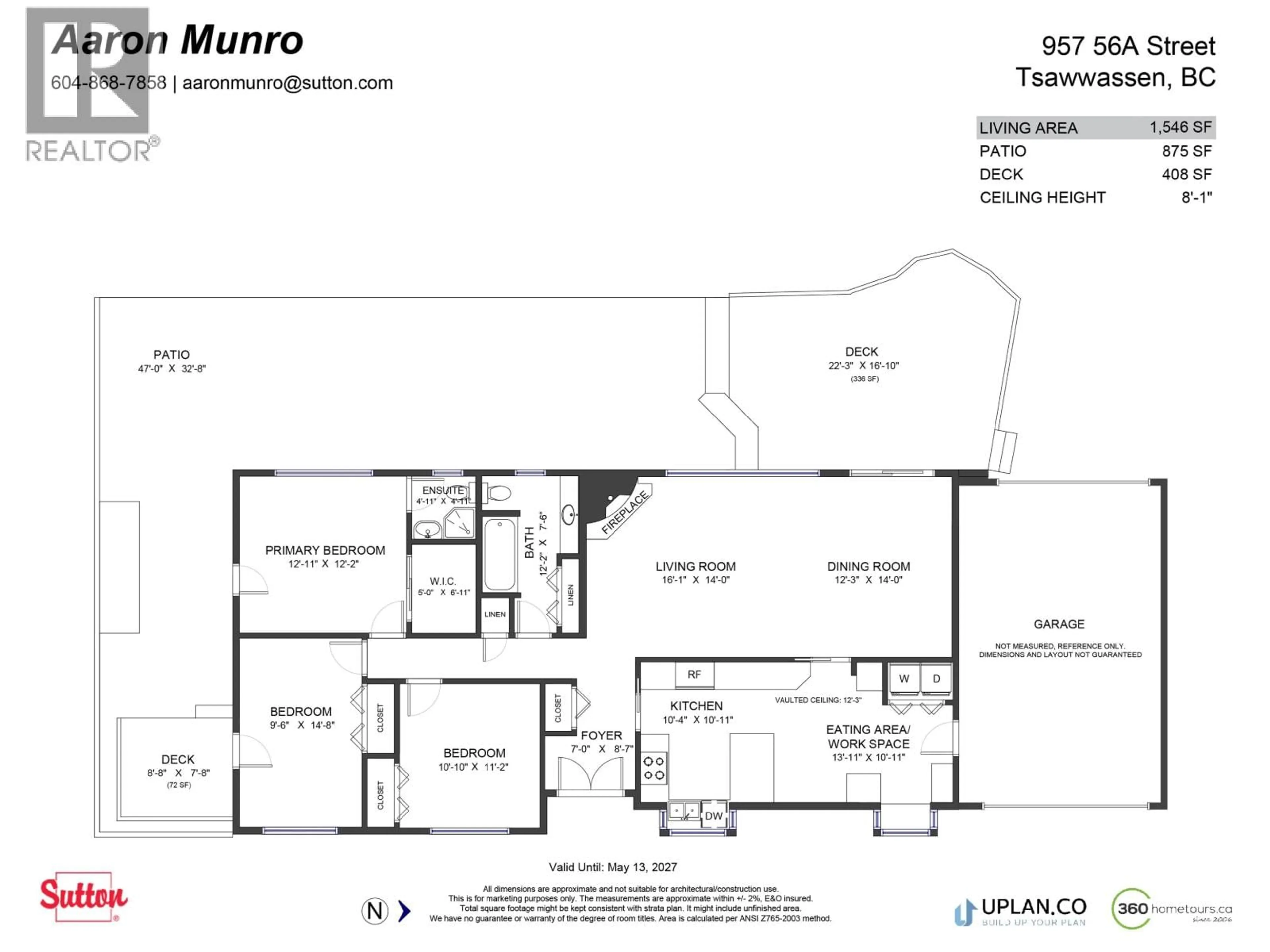 Floor plan for 957 56A STREET, Delta British Columbia V4L1Y6