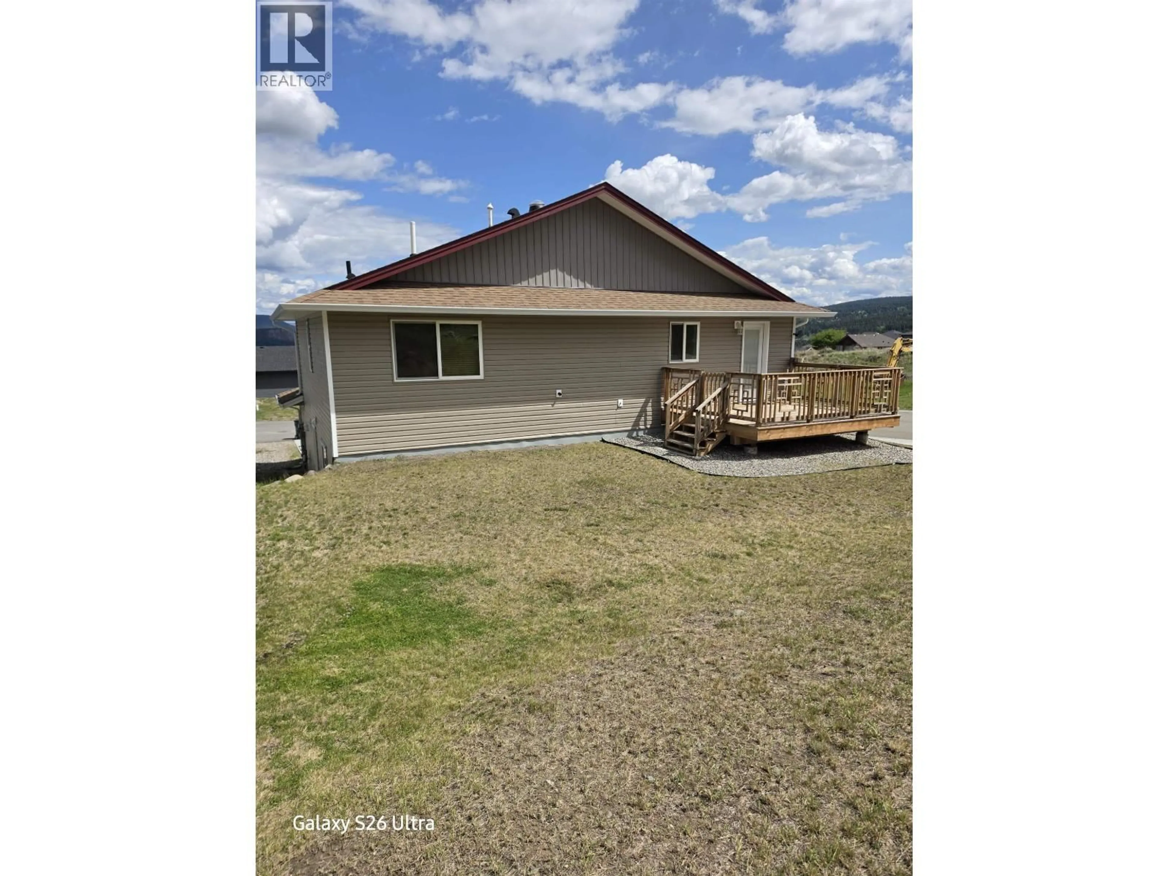 A pic from outside/outdoor area/front of a property/back of a property/a pic from drone, water/lake/river/ocean view for 149 - 375 MANDARINO PLACE, Williams Lake British Columbia V2G4V3