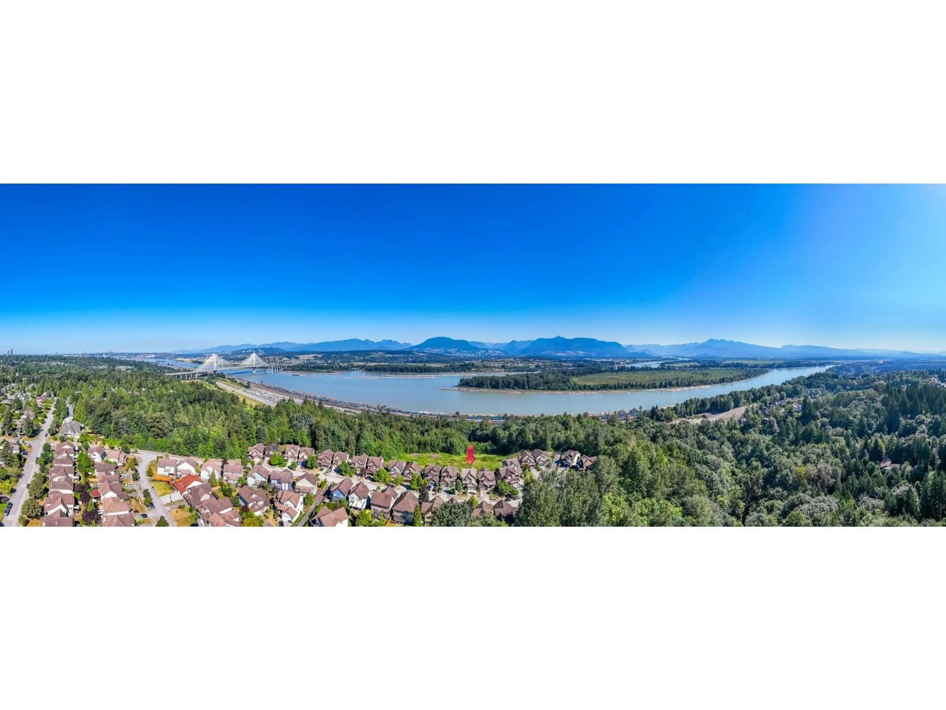 A pic from outside/outdoor area/front of a property/back of a property/a pic from drone, water/lake/river/ocean view for 11397 154A STREET, Surrey British Columbia V3R2V7