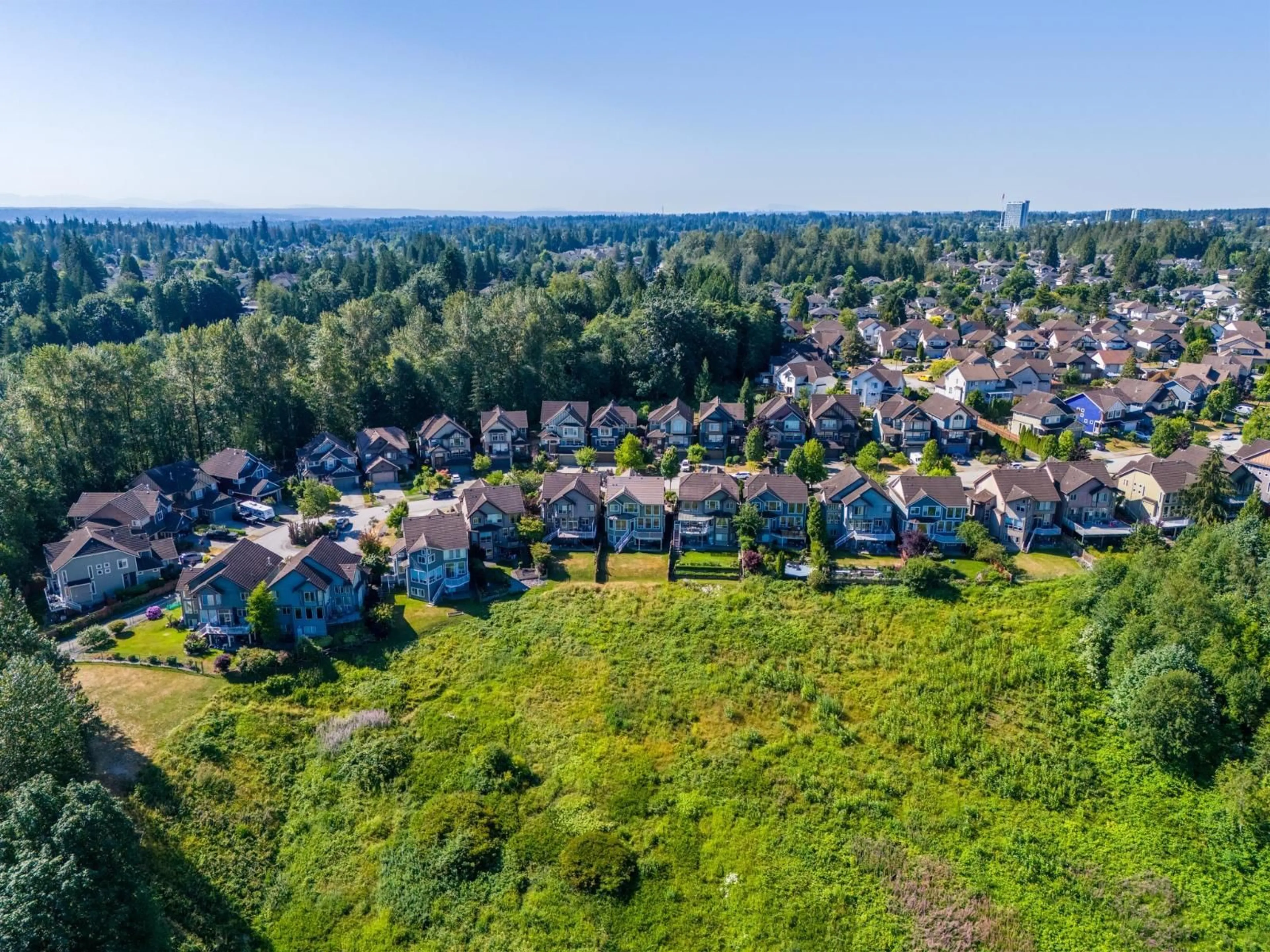 A pic from outside/outdoor area/front of a property/back of a property/a pic from drone, mountain view for 11397 154A STREET, Surrey British Columbia V3R2V7