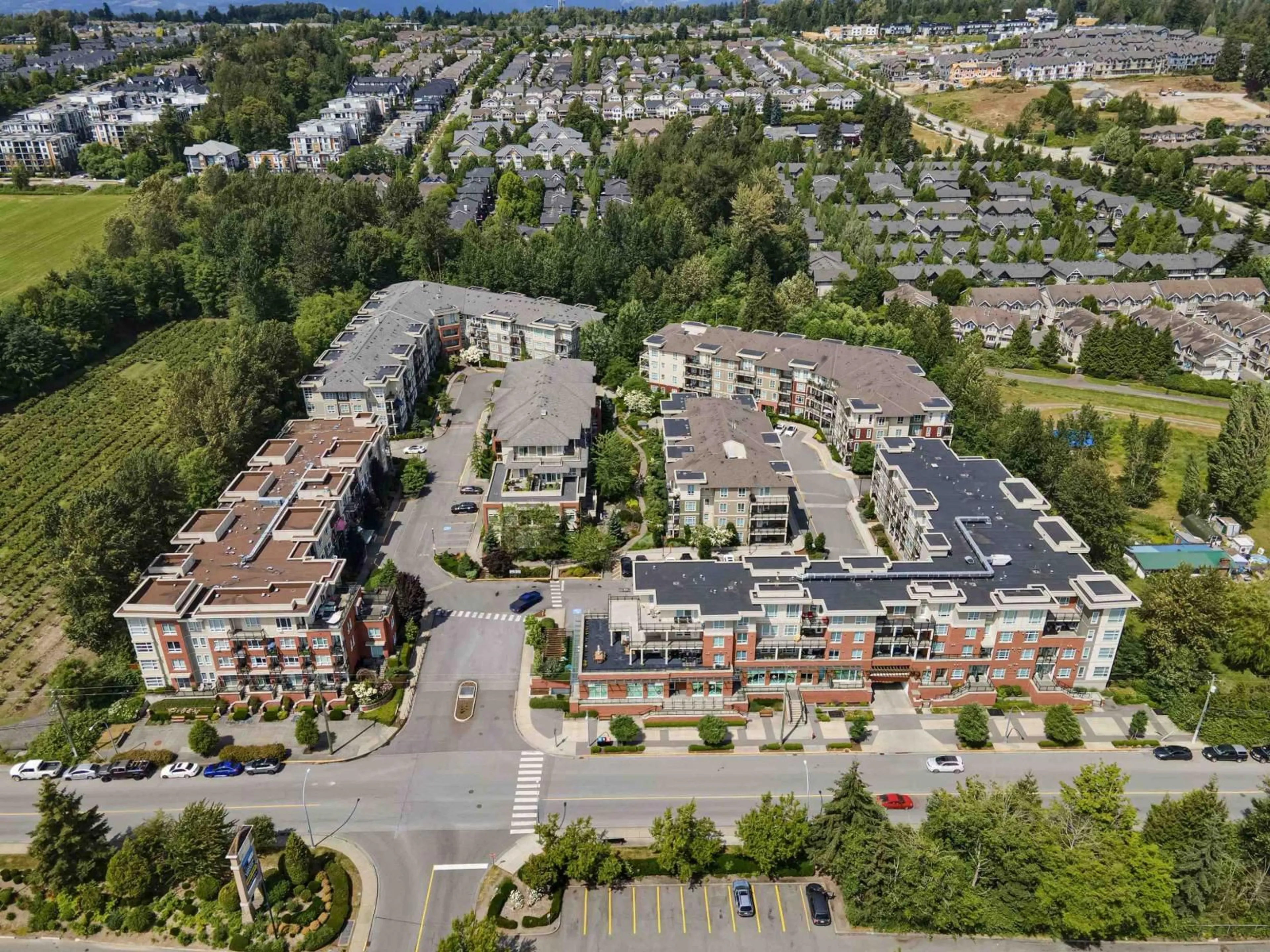 A pic from outside/outdoor area/front of a property/back of a property/a pic from drone, unknown for D301 - 20211 66 AVENUE, Langley British Columbia V2Y0L4