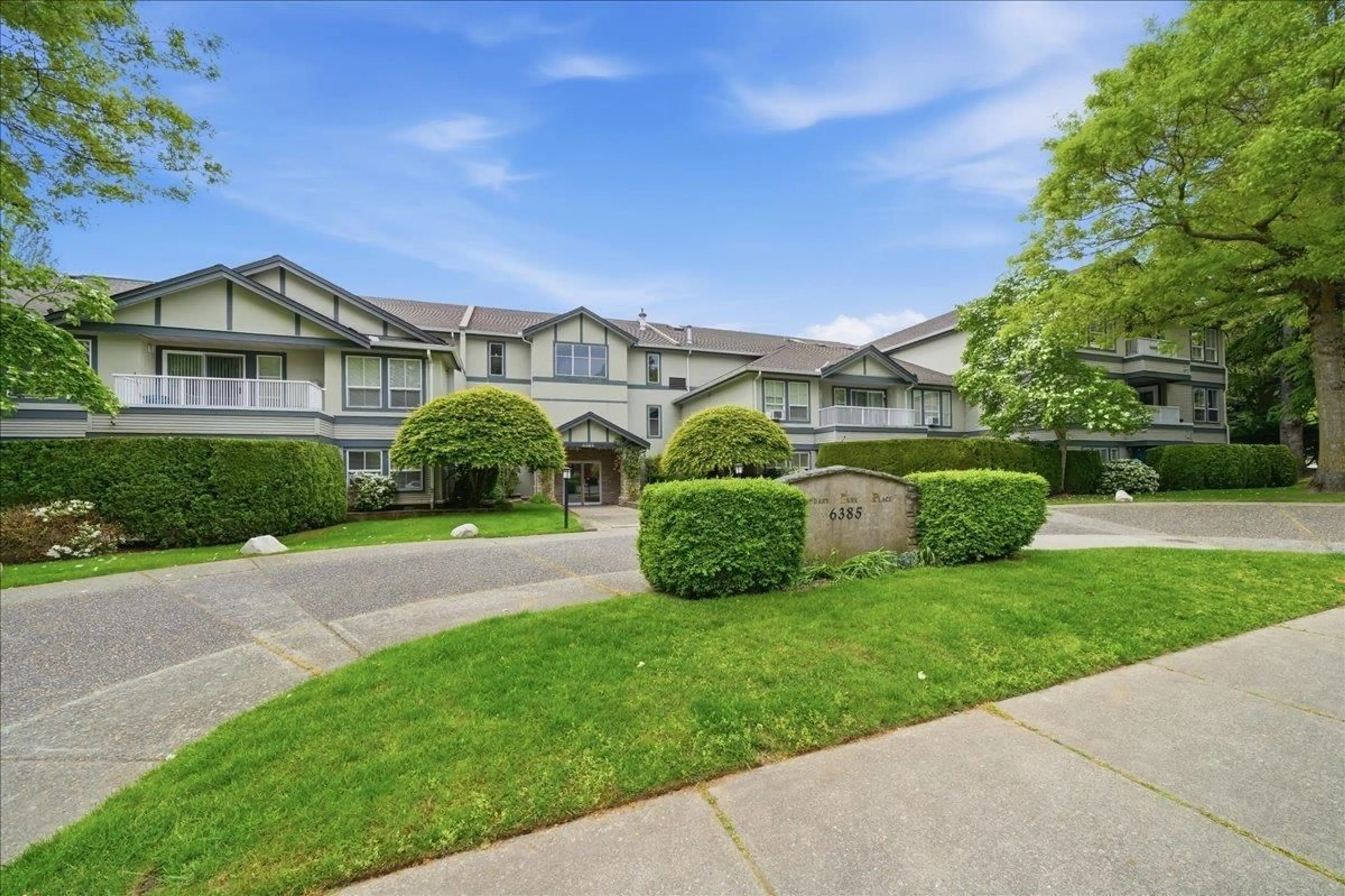 A pic from outside/outdoor area/front of a property/back of a property/a pic from drone, street for 109 - 6385 121ST STREET, Surrey British Columbia V3X3K6