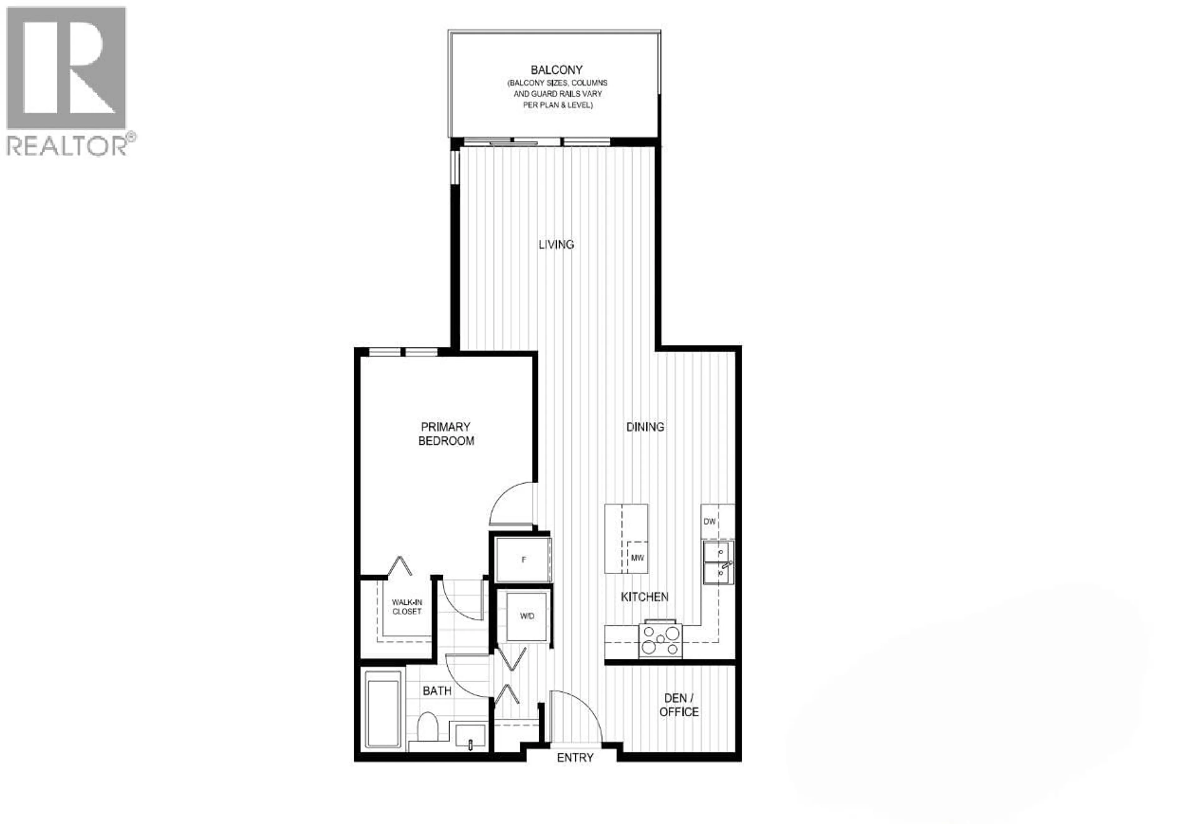 Floor plan for 213 - 7799 17TH STREET, Burnaby British Columbia V3N0J5