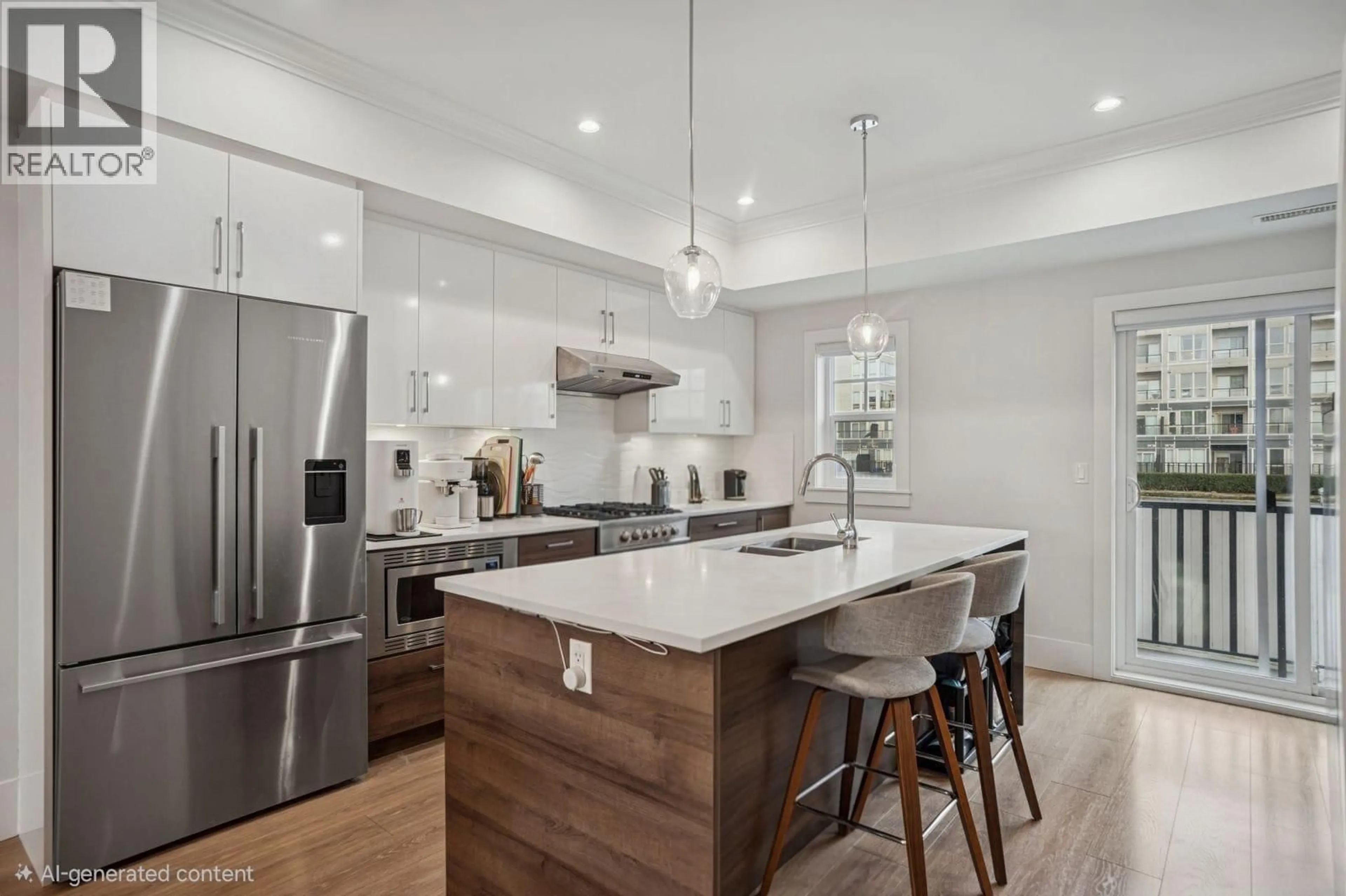 Contemporary kitchen, unknown for 7 - 9211 MCKIM WAY, Richmond British Columbia V6X0T1