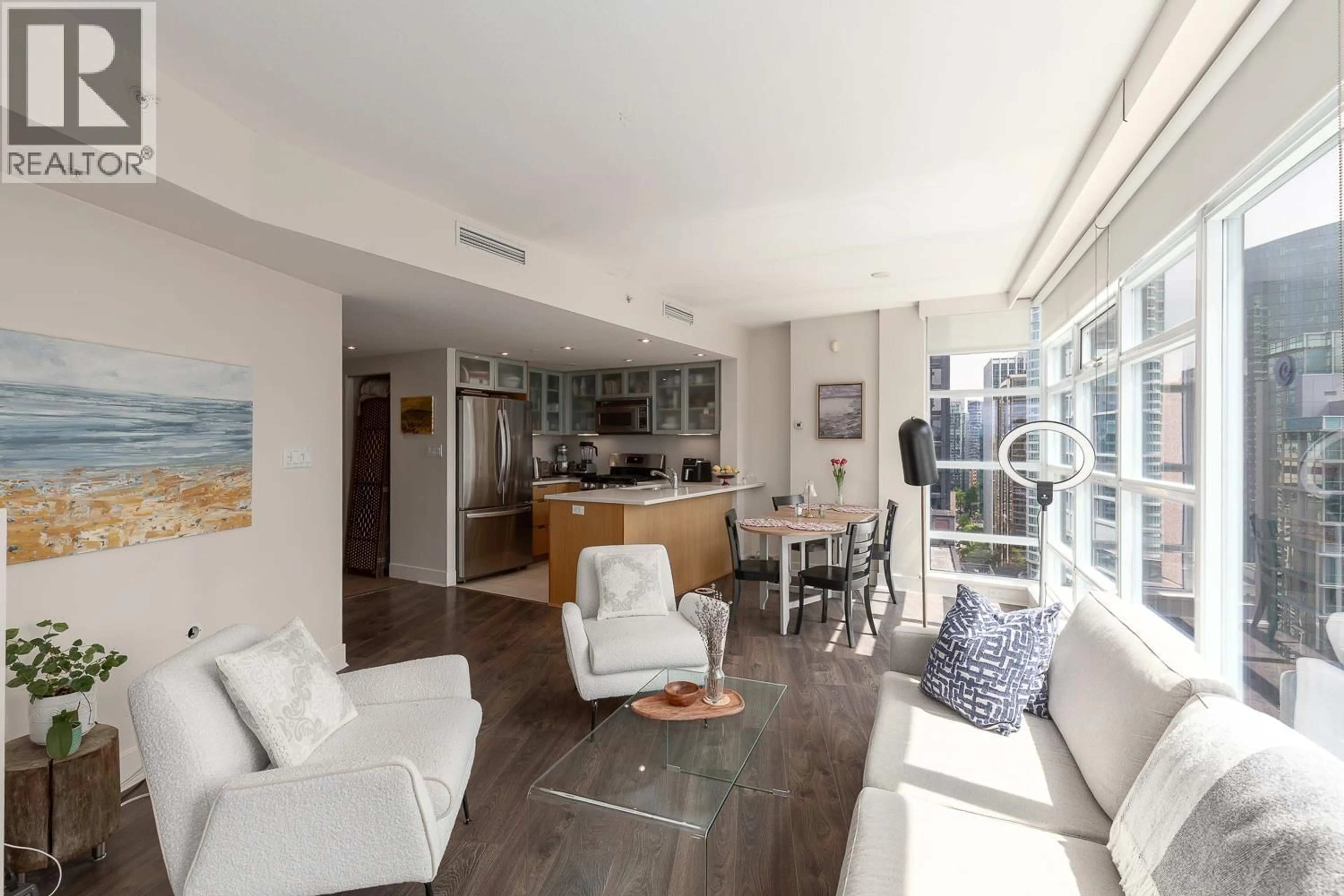 Living room with furniture, unknown for 2405 - 1205 HASTINGS STREET, Vancouver British Columbia V6E4T7