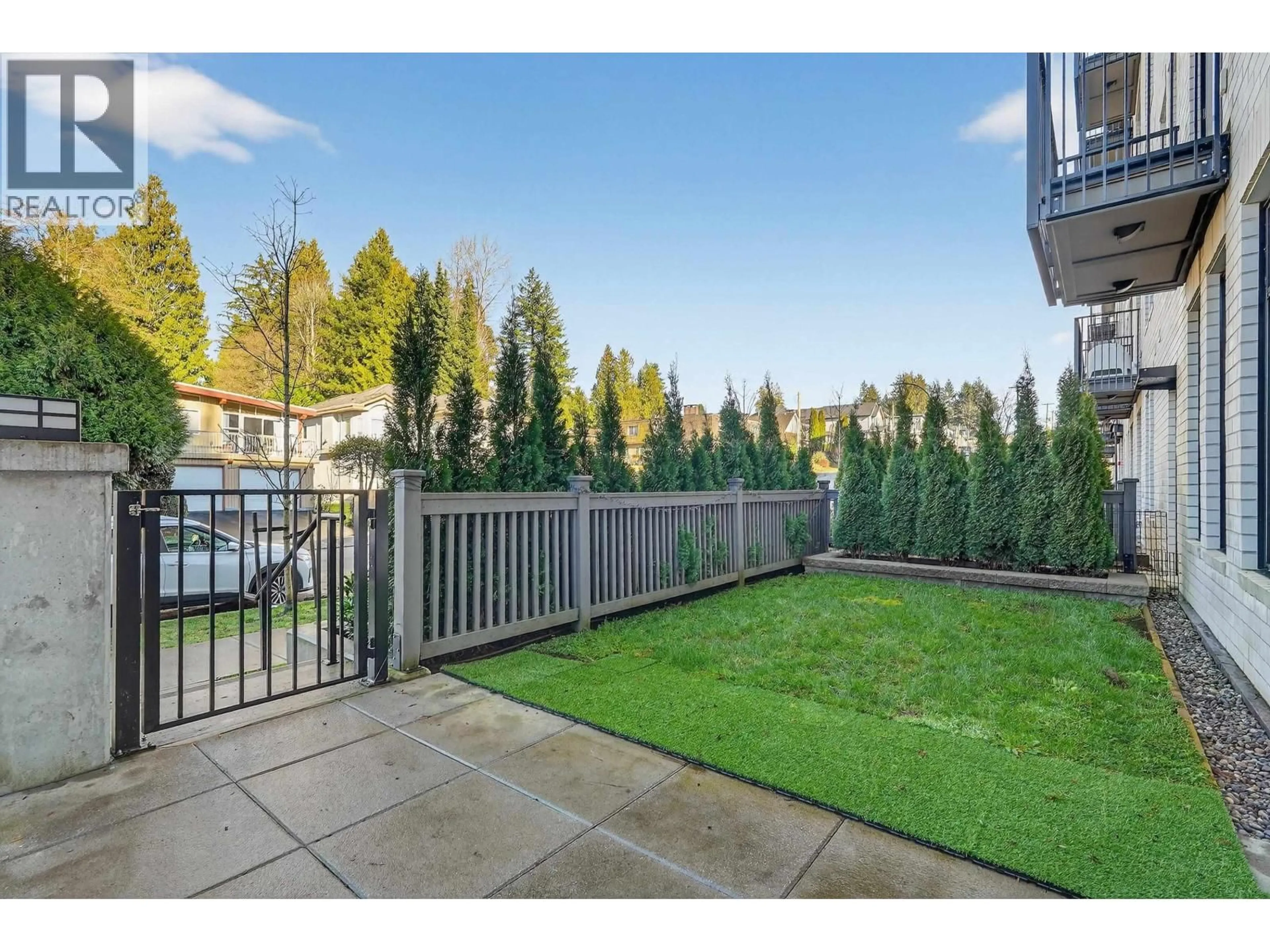 Patio, mountain view for 108 - 708 EDGAR AVENUE, Coquitlam British Columbia V3K0H3