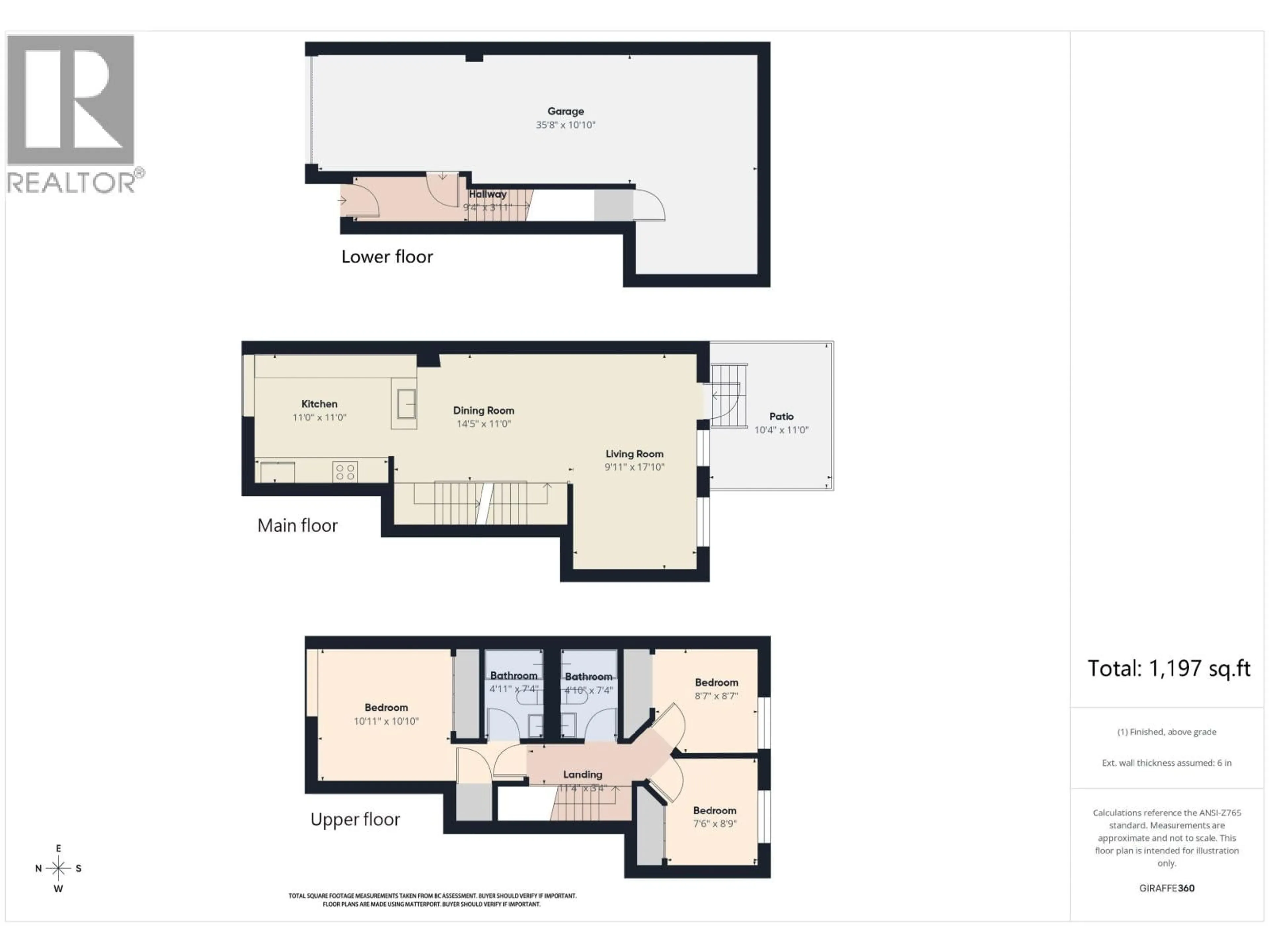 Floor plan for 6 - 6498 ELGIN AVENUE, Burnaby British Columbia V5H3S6