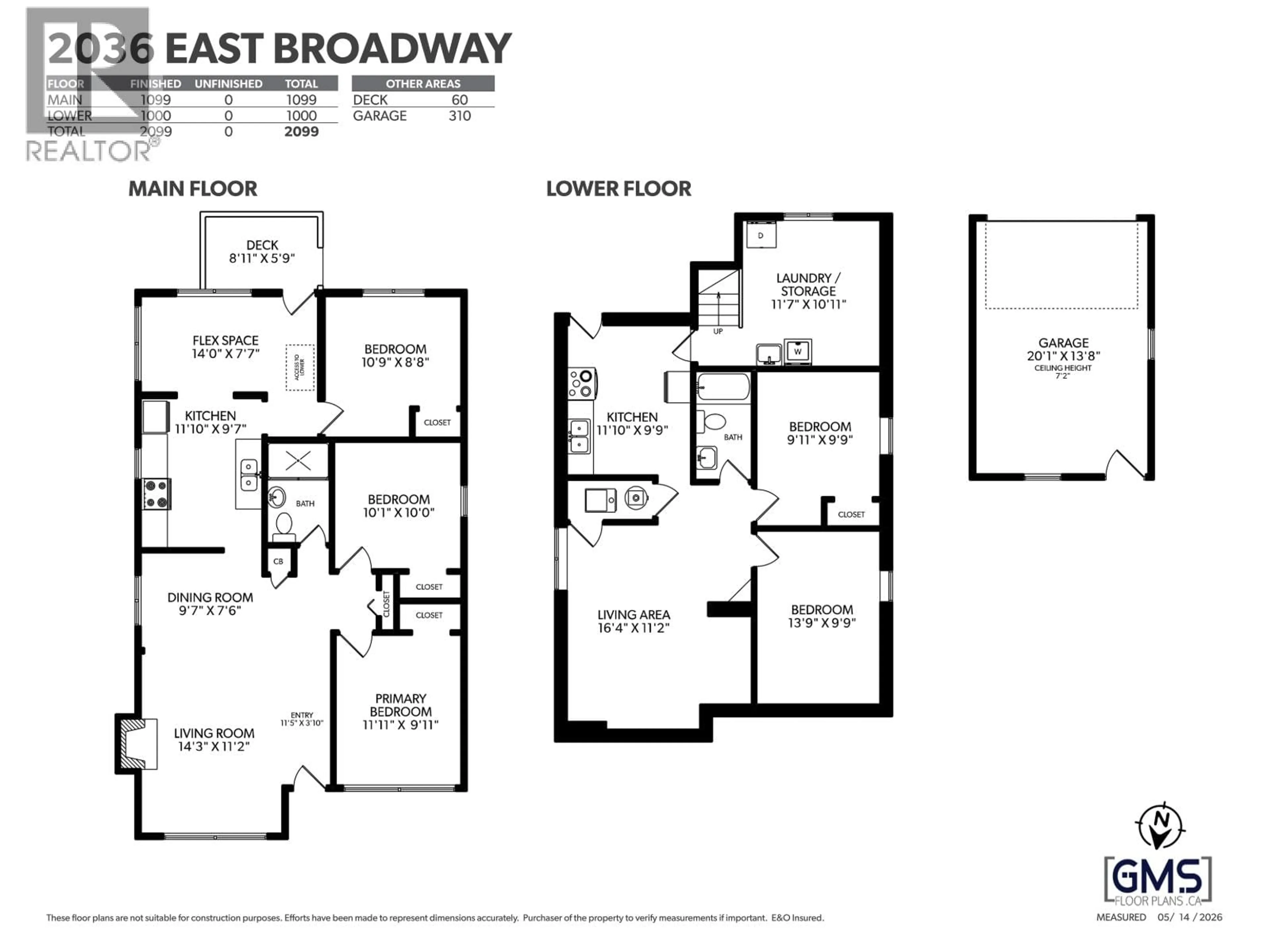 Floor plan for 2036 BROADWAY, Vancouver British Columbia V5N1W7