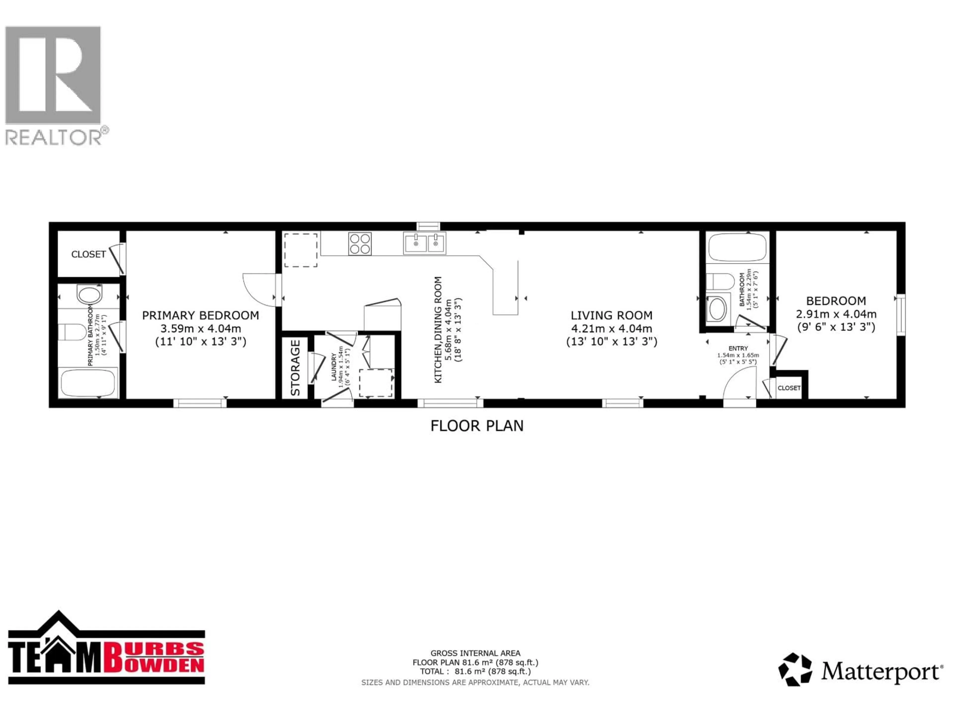 Floor plan for 7 - 654 NORTH FRASER DRIVE, Quesnel British Columbia V2J3Z7