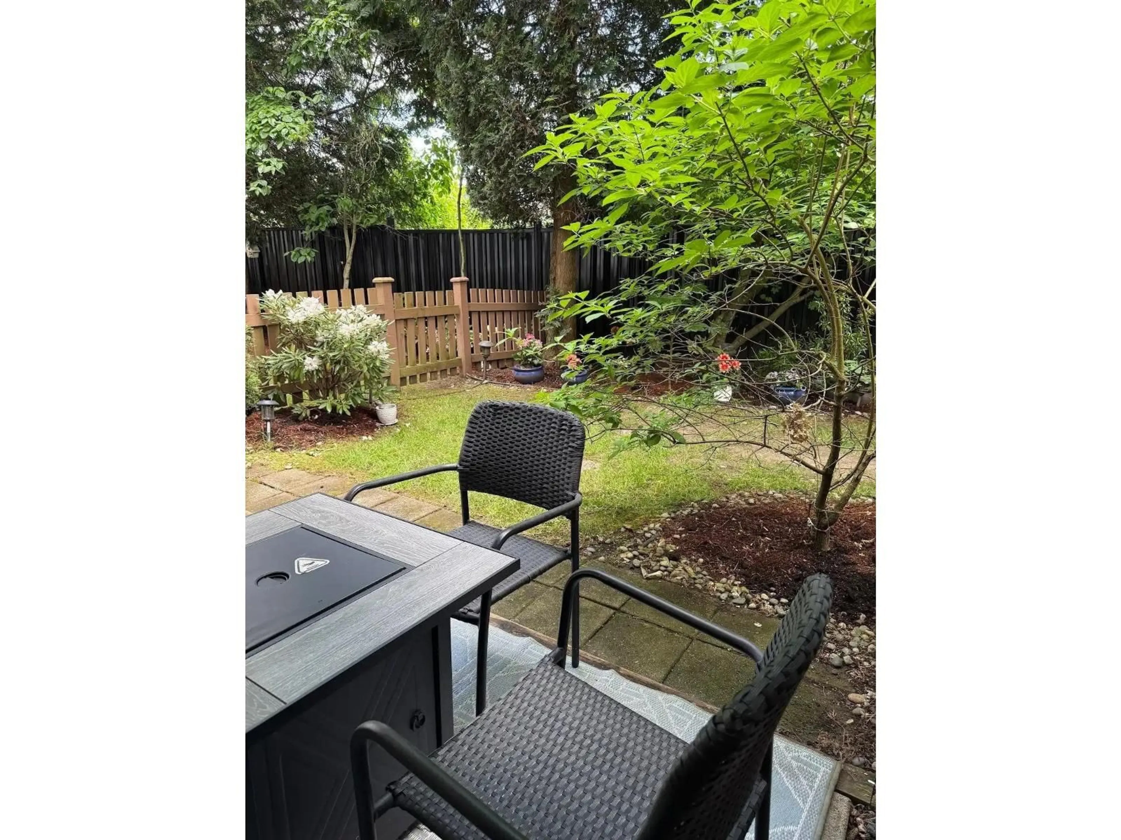 Patio, forest/trees view for 33 - 20460 66 AVENUE, Langley British Columbia V2Y3B6