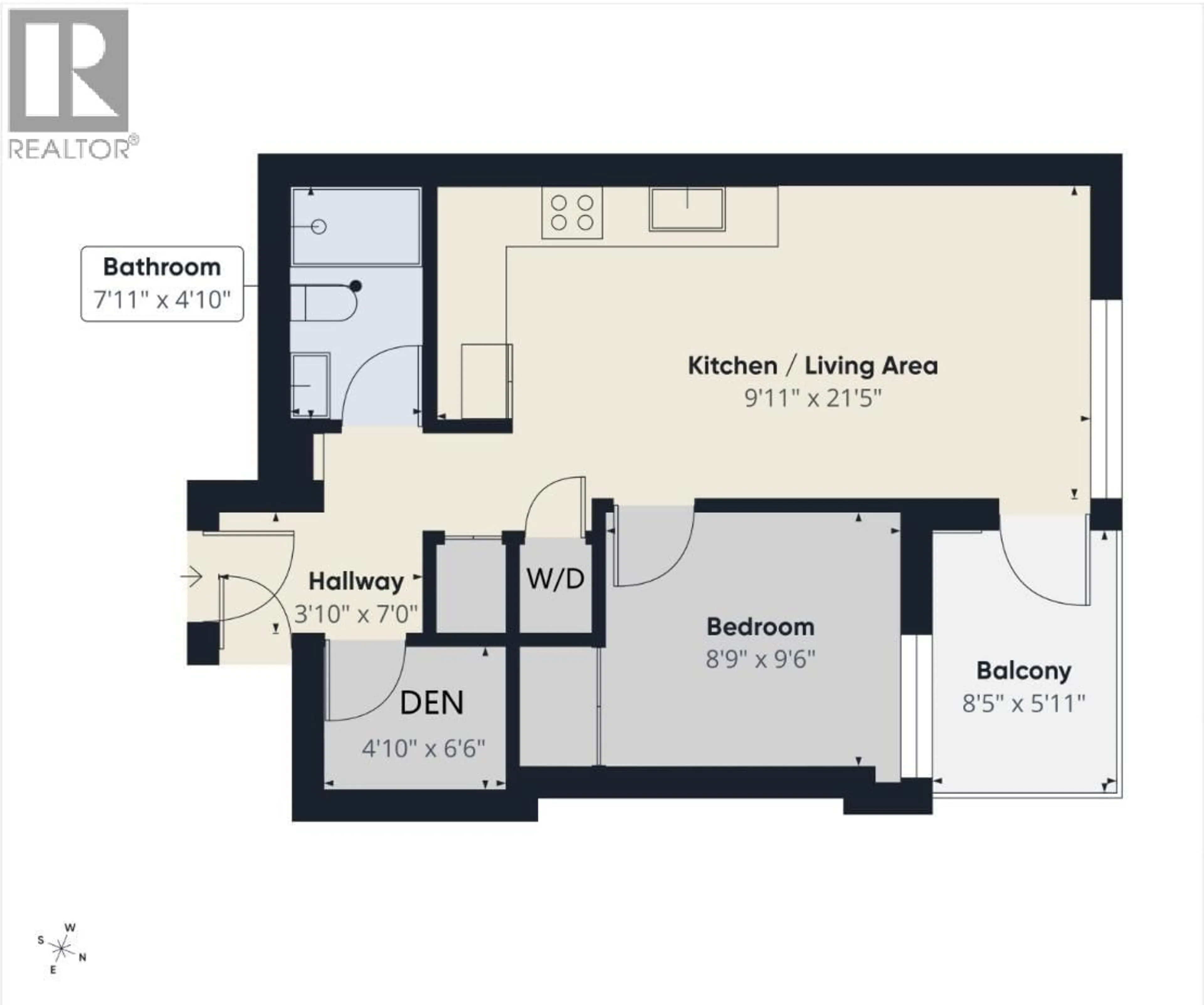 Floor plan for 1604 - 311 ALDERSON AVENUE, Coquitlam British Columbia V3K0K3