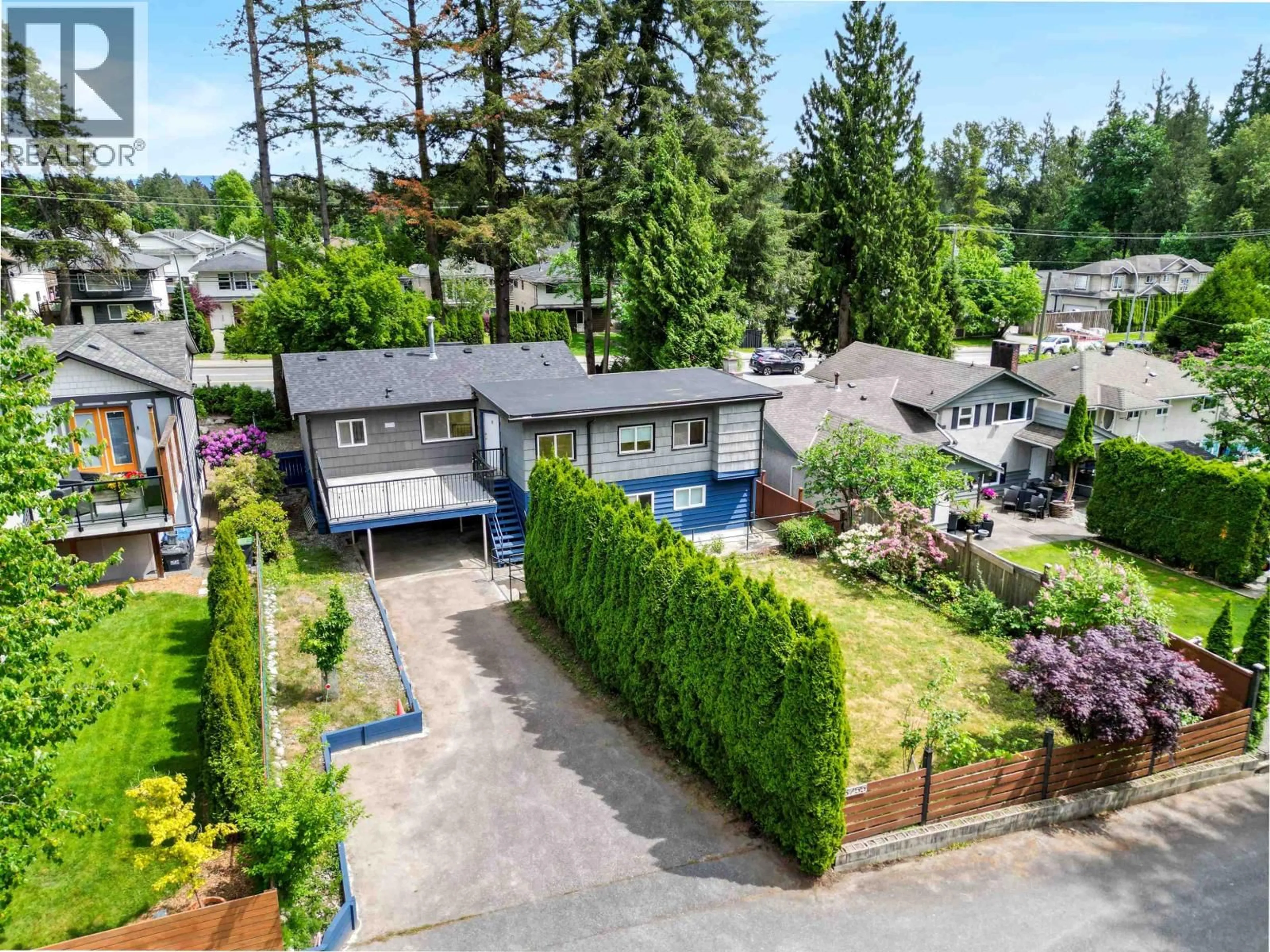 A pic from outside/outdoor area/front of a property/back of a property/a pic from drone, street for 3755 COAST MERIDIAN ROAD, Port Coquitlam British Columbia V3B3P2