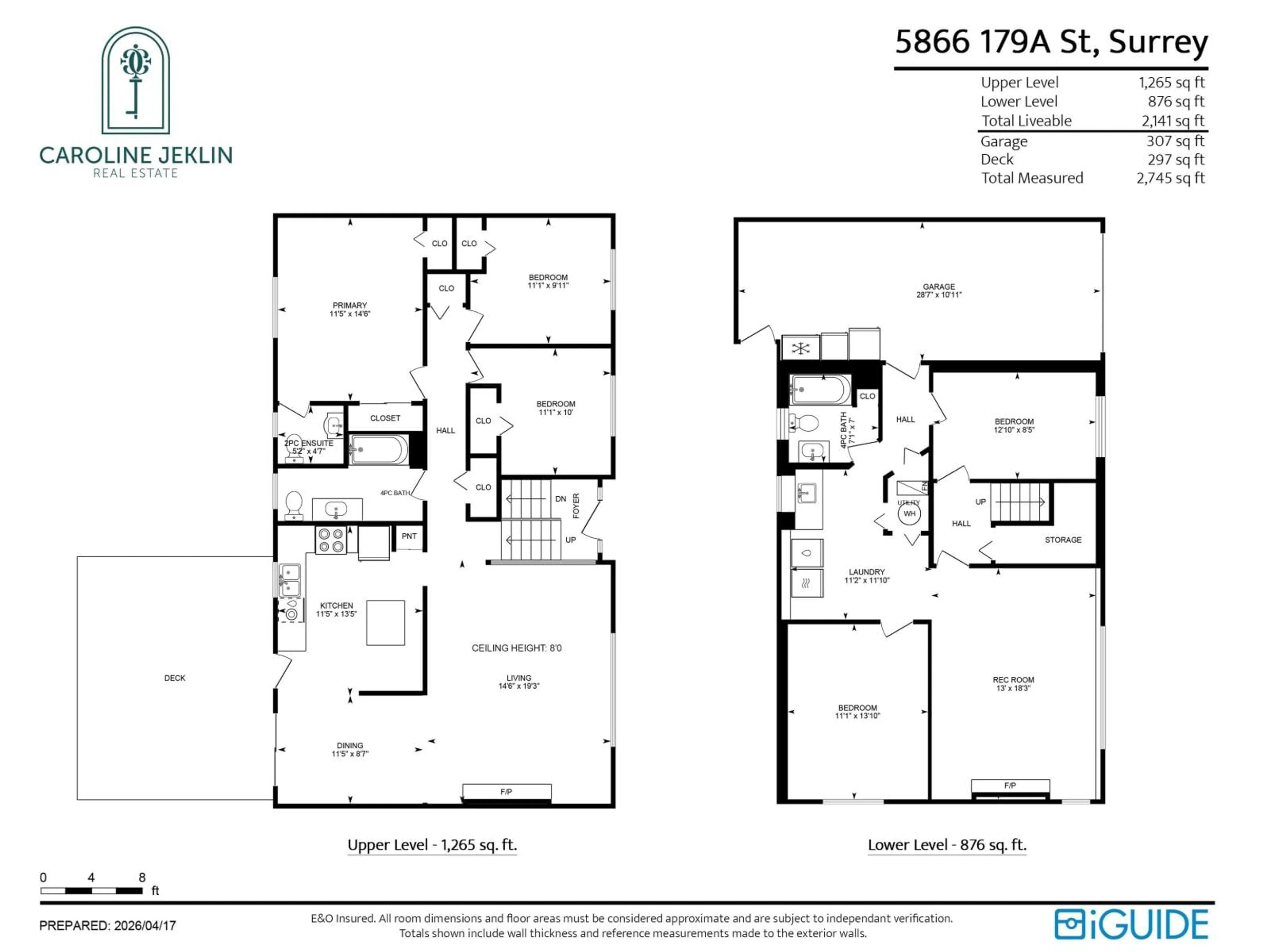Floor plan for 5866 179A ST STREET, Surrey British Columbia V3S4K3