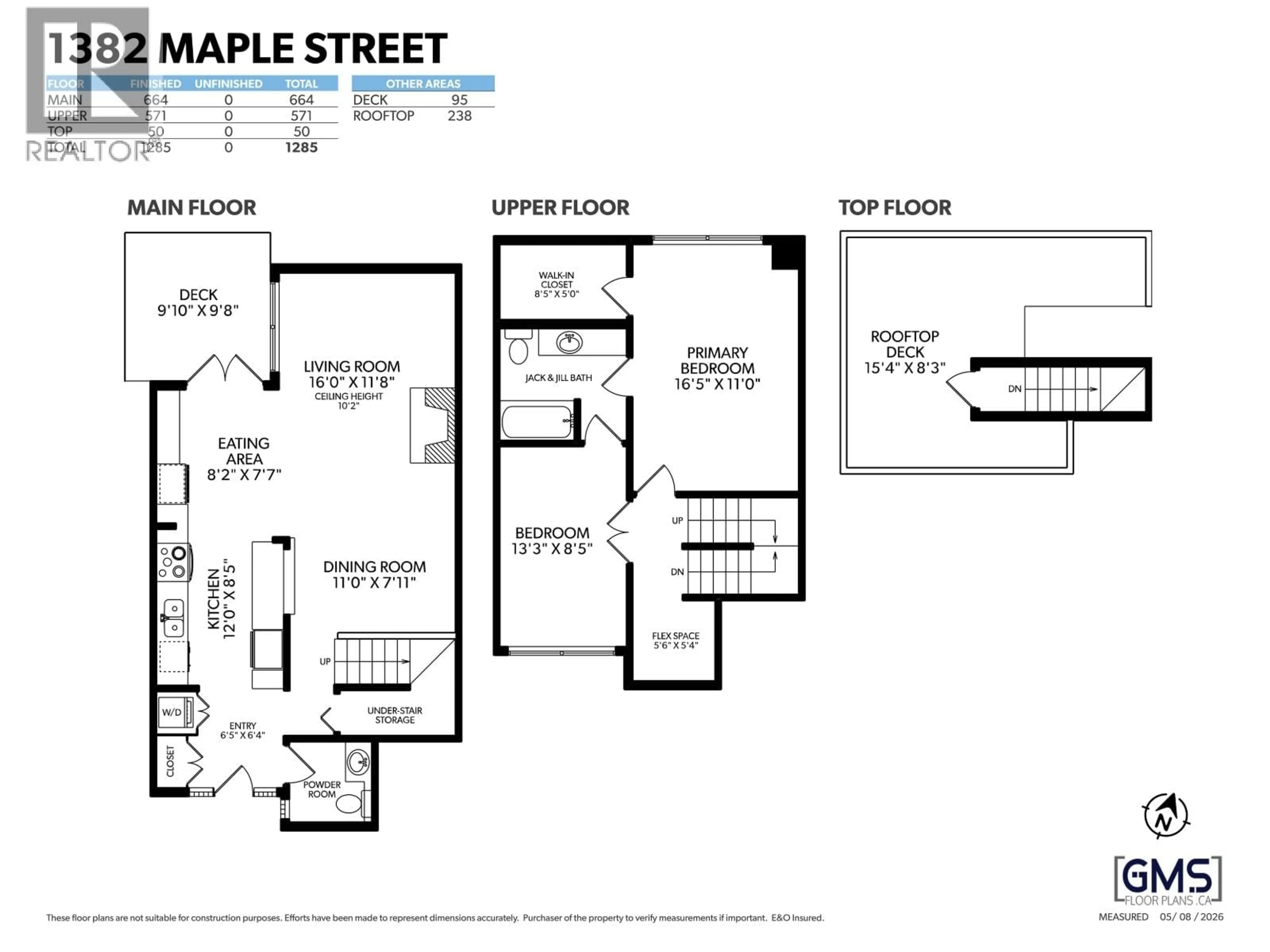 Floor plan for 1382 MAPLE STREET, Vancouver British Columbia V6J3R9