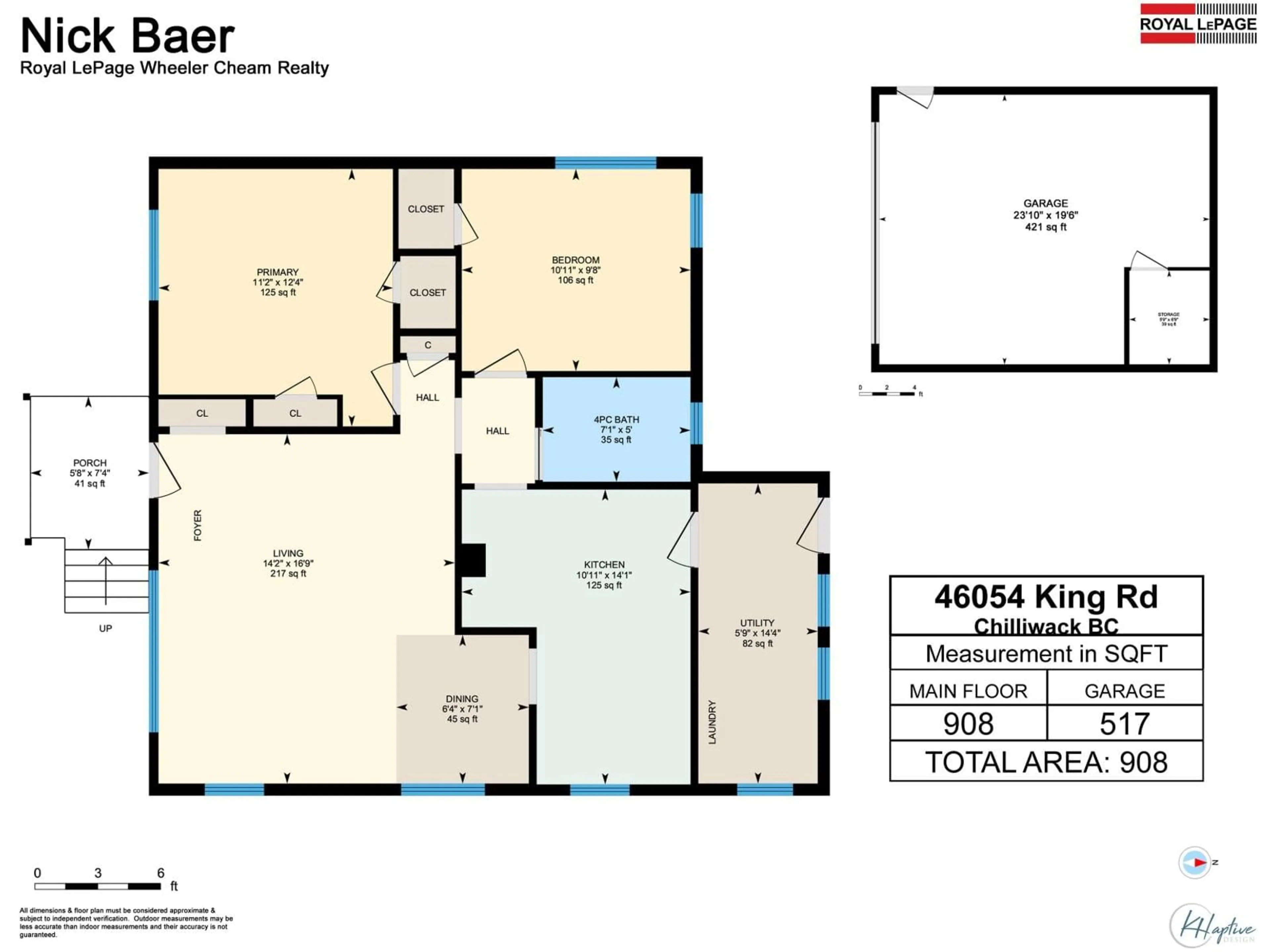 Floor plan for 46054 KING AVENUE, Chilliwack British Columbia V2P3B5