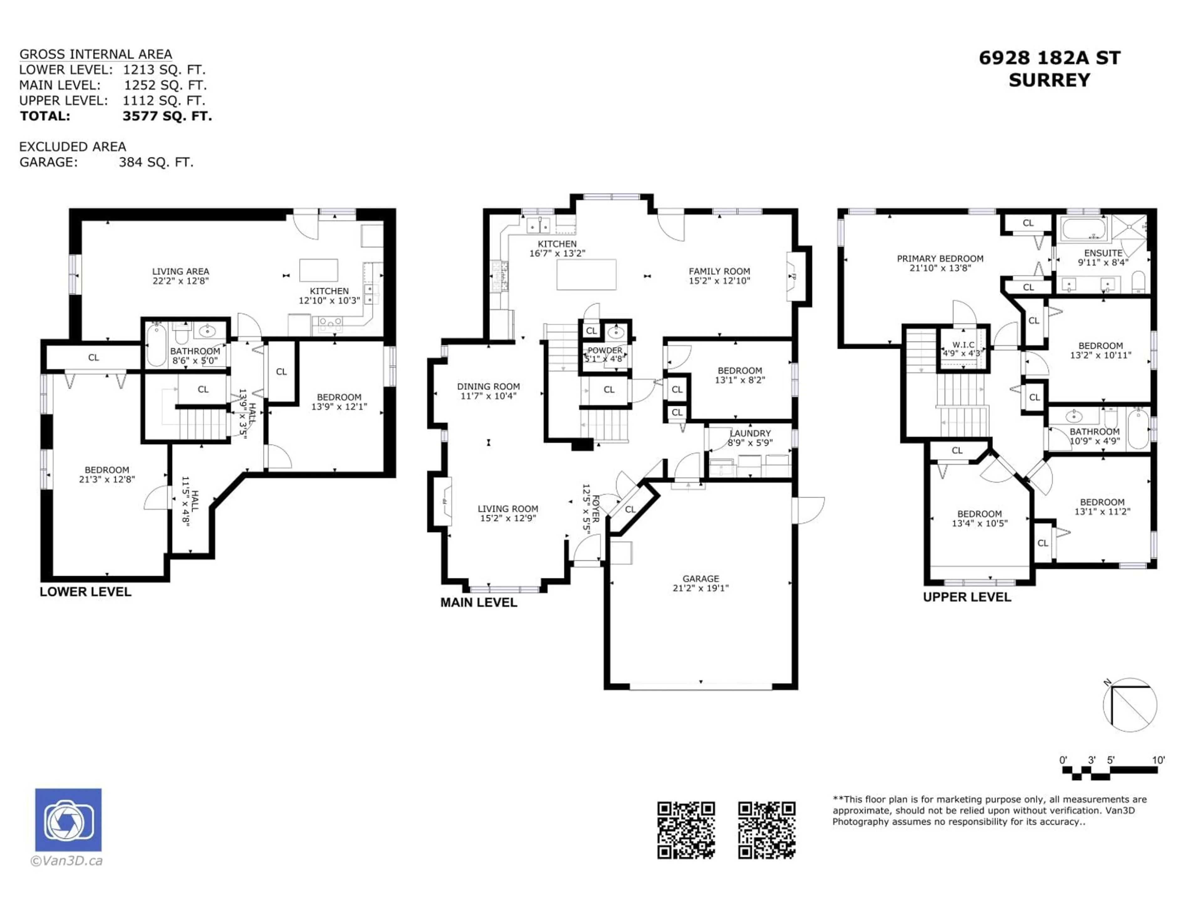 Floor plan for 6928 182A STREET, Surrey British Columbia V3S9H4