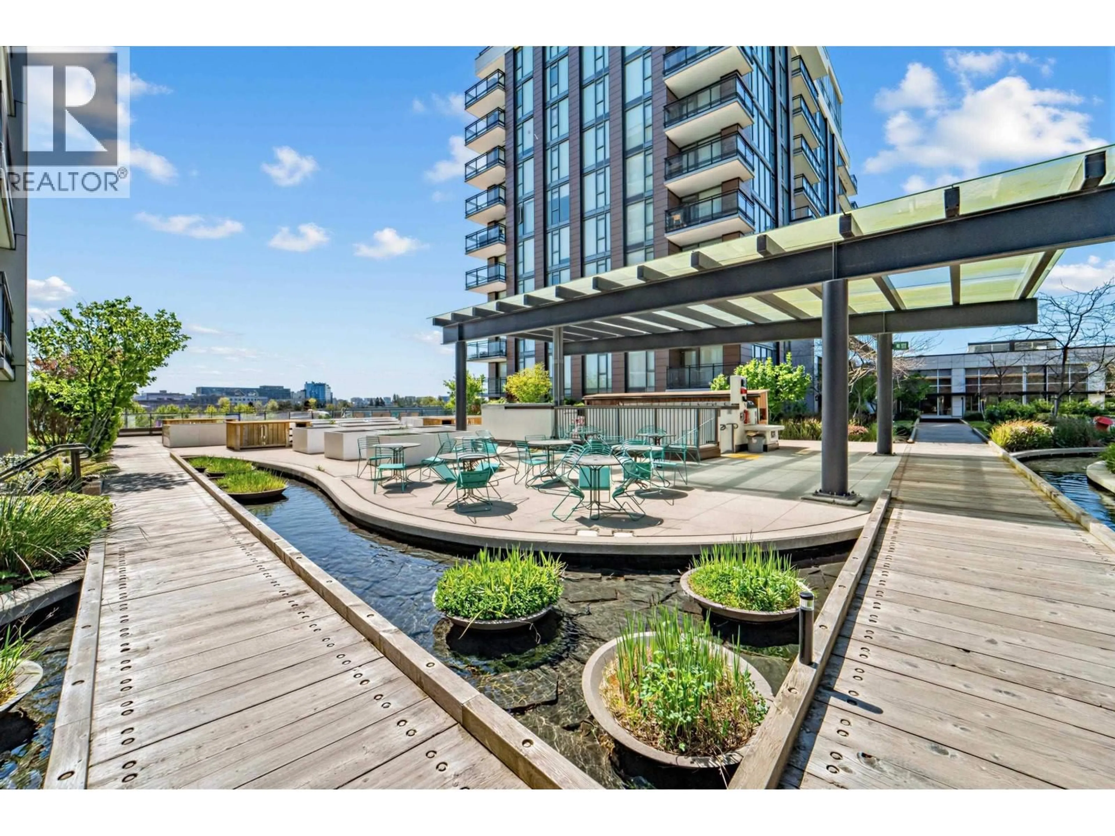 Patio, water/lake/river/ocean view for 807 - 8199 CAPSTAN WAY, Richmond British Columbia V6X0V1