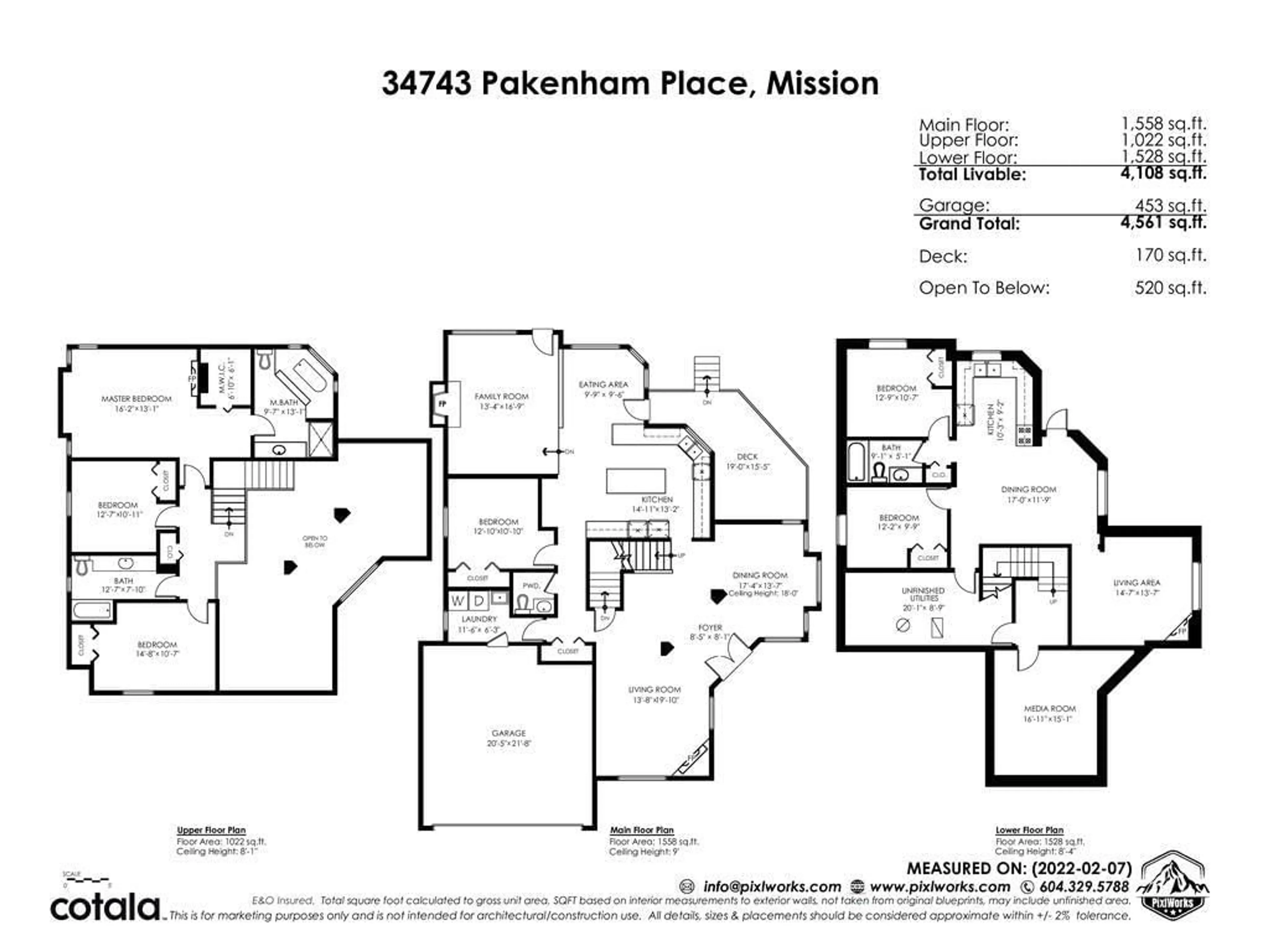 Floor plan for 34743 PAKENHAM PLACE, Mission British Columbia V2V7A6